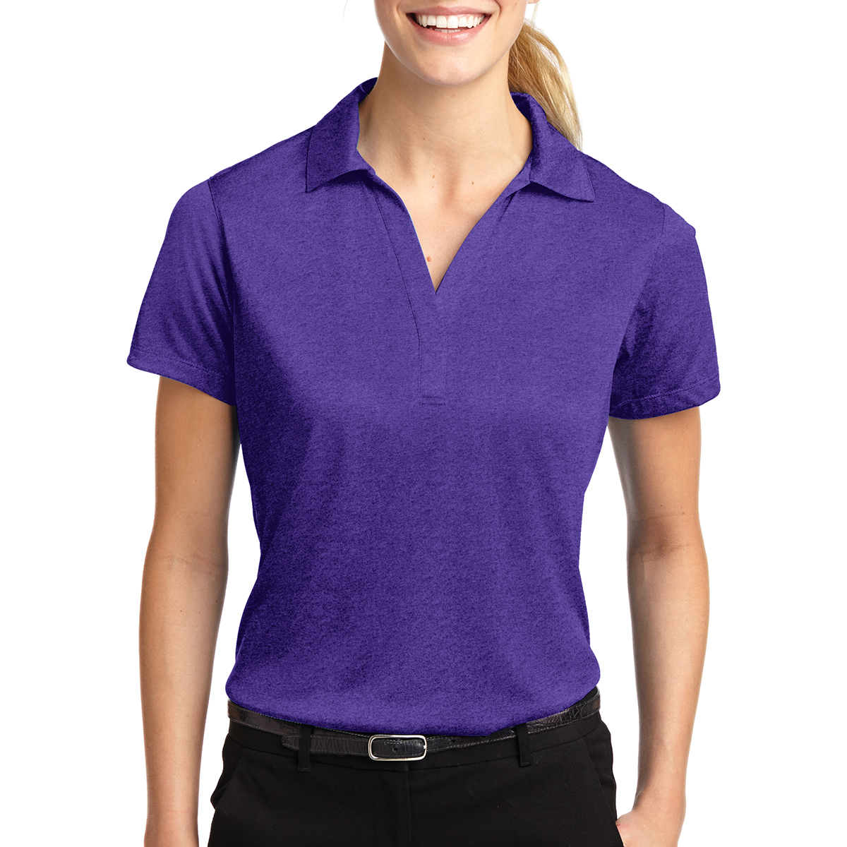 Picture of Sport-tek® Ladies' Heather Contender™ Polo