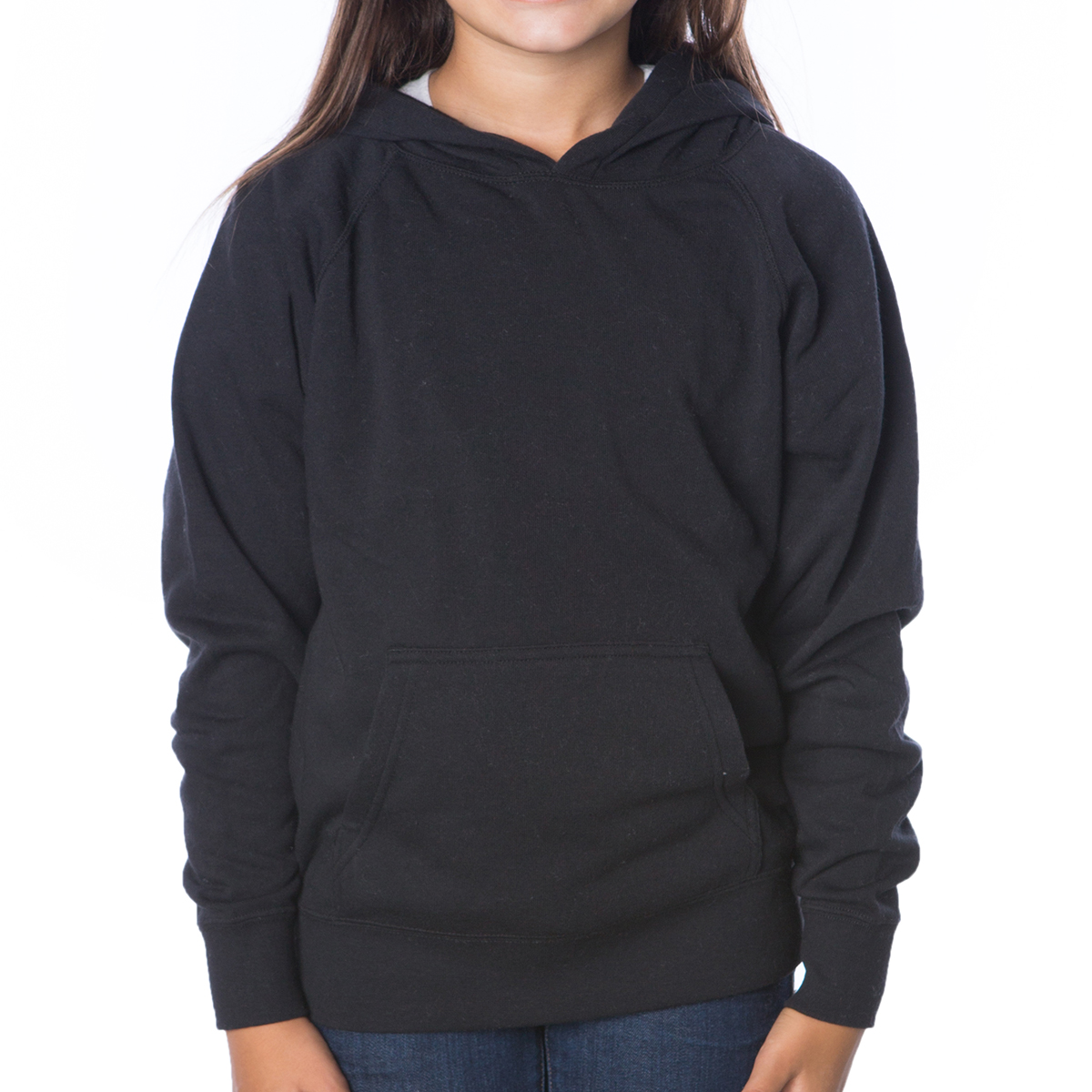 Picture of Independent Trading Company Youth Lightweight Special Blend Raglan Hooded Pullover