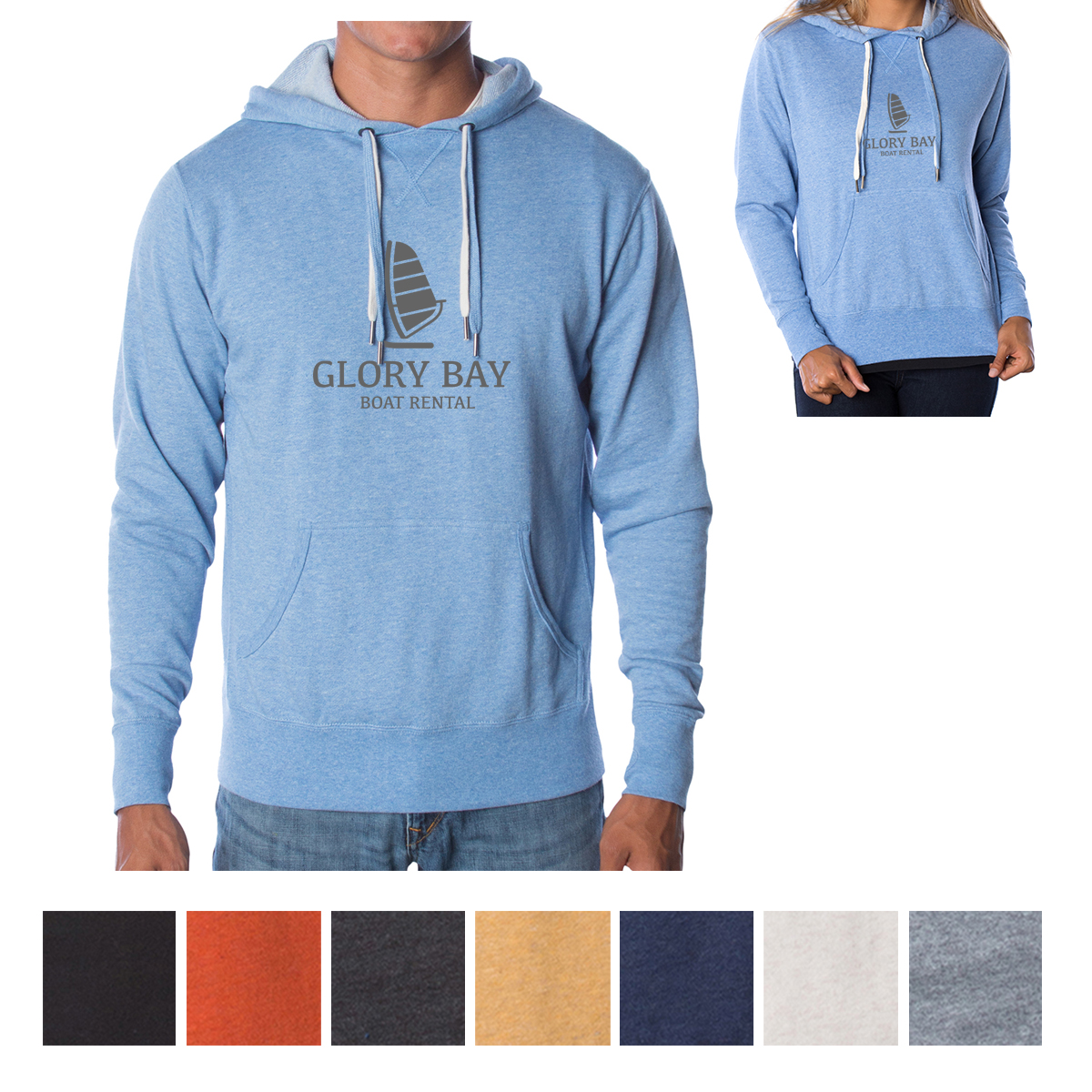 Picture of Independent Trading Co. - Midweight French Terry Hooded Sweatshirt