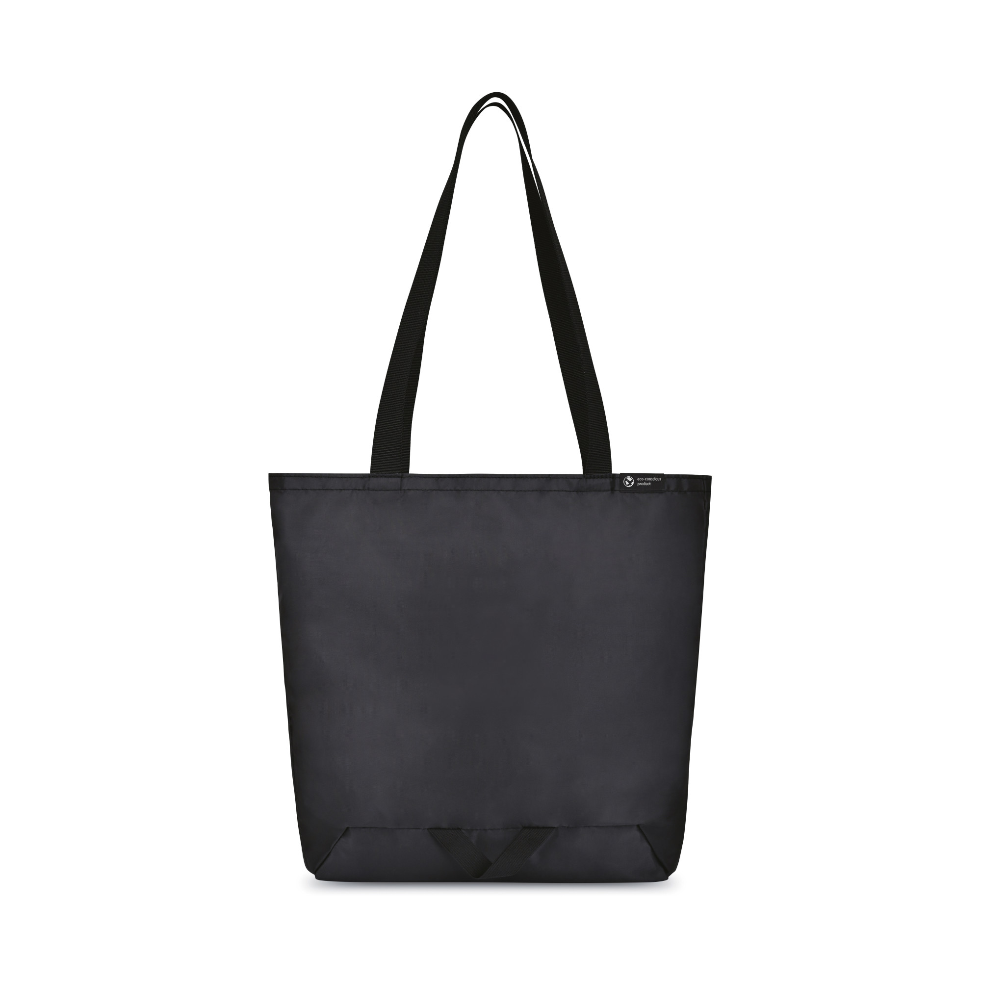 Picture of Renew Recycled rPET Packable Shopper - AWARE - Black