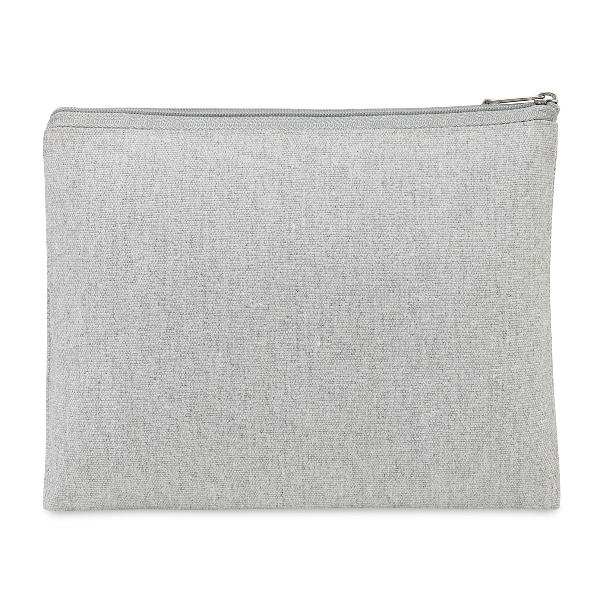 Picture of Recycled Cotton Zippered Pouch - AWARE - Light Grey