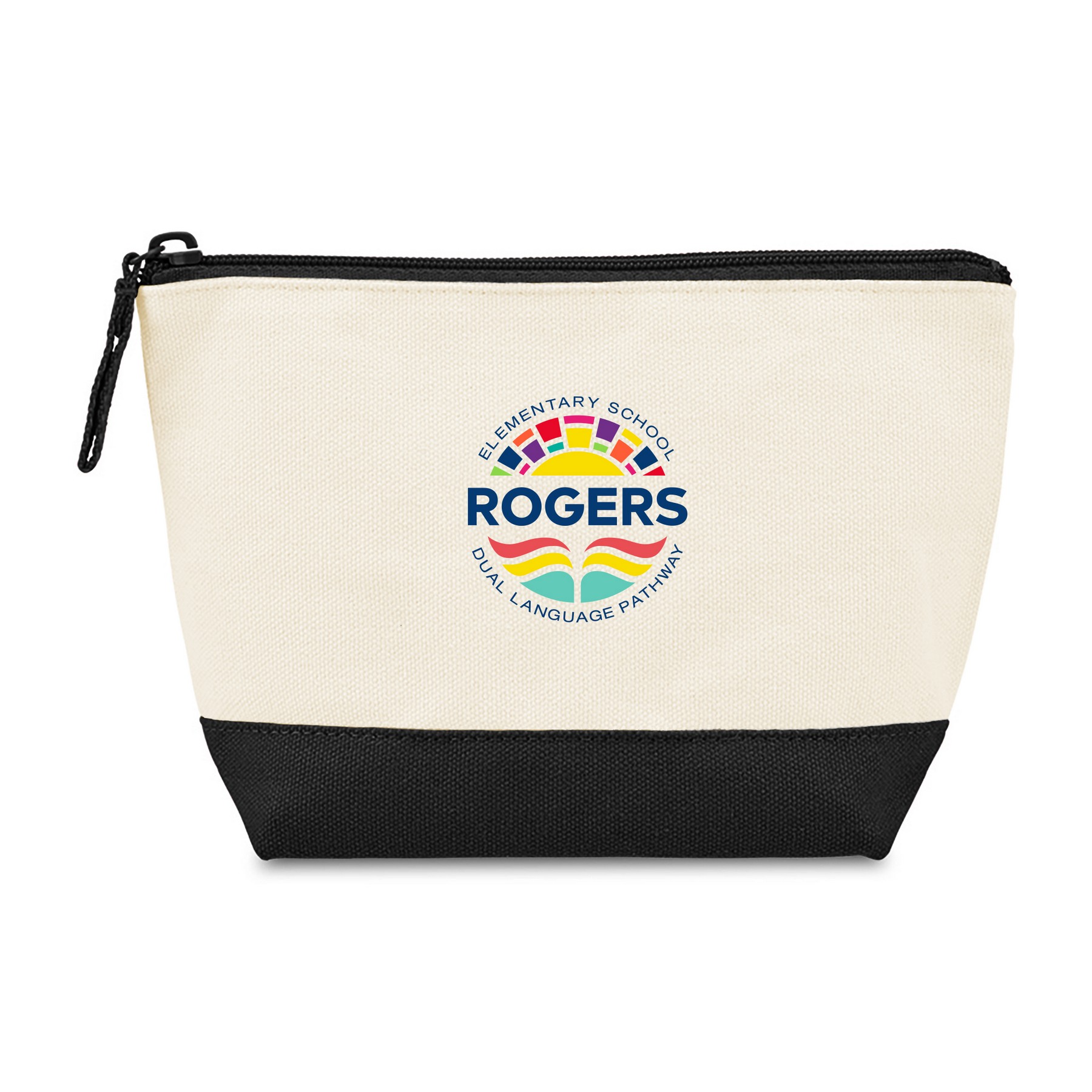 Picture of Canvas Zippered Pouch - Black