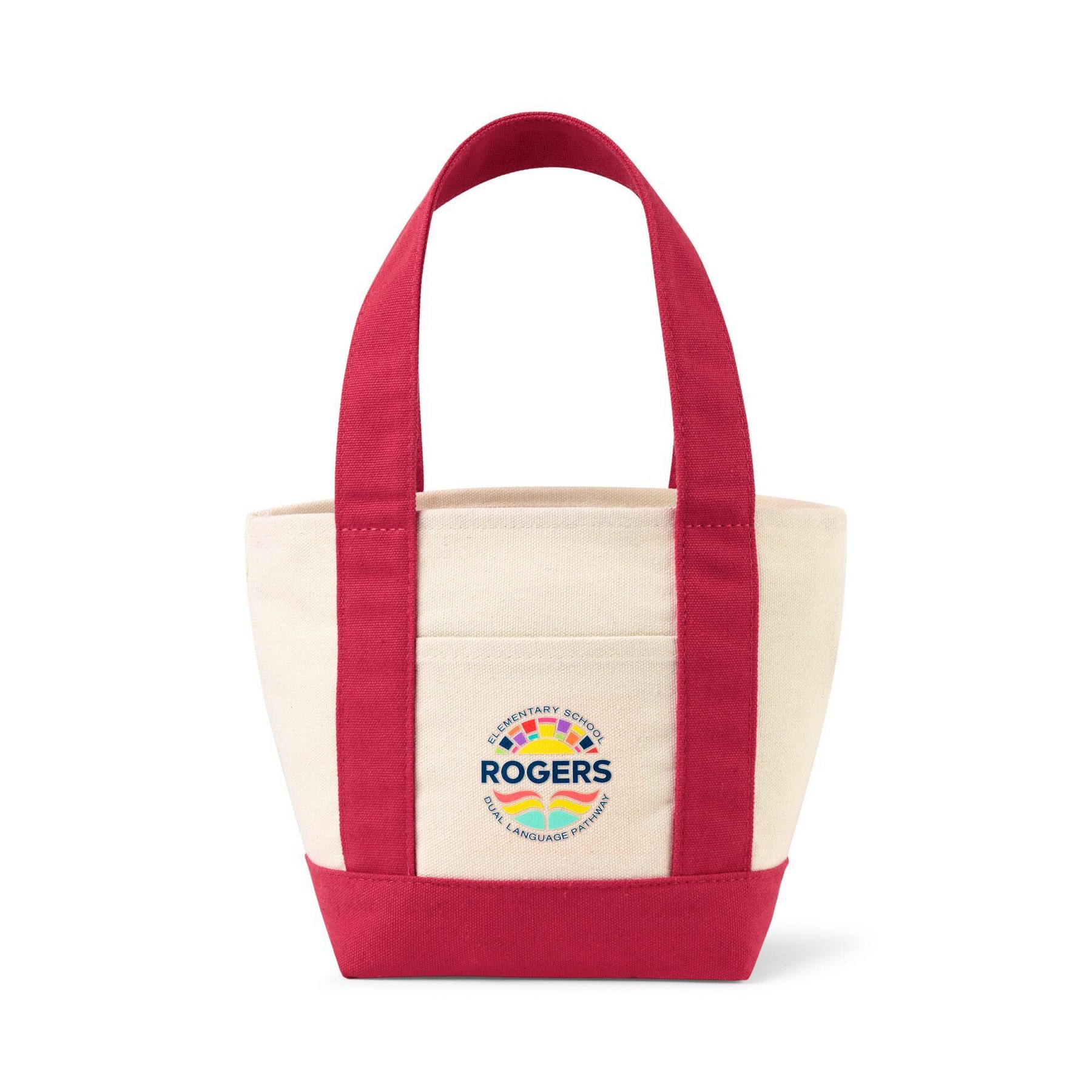 Picture of Petite Canvas Tote - Red
