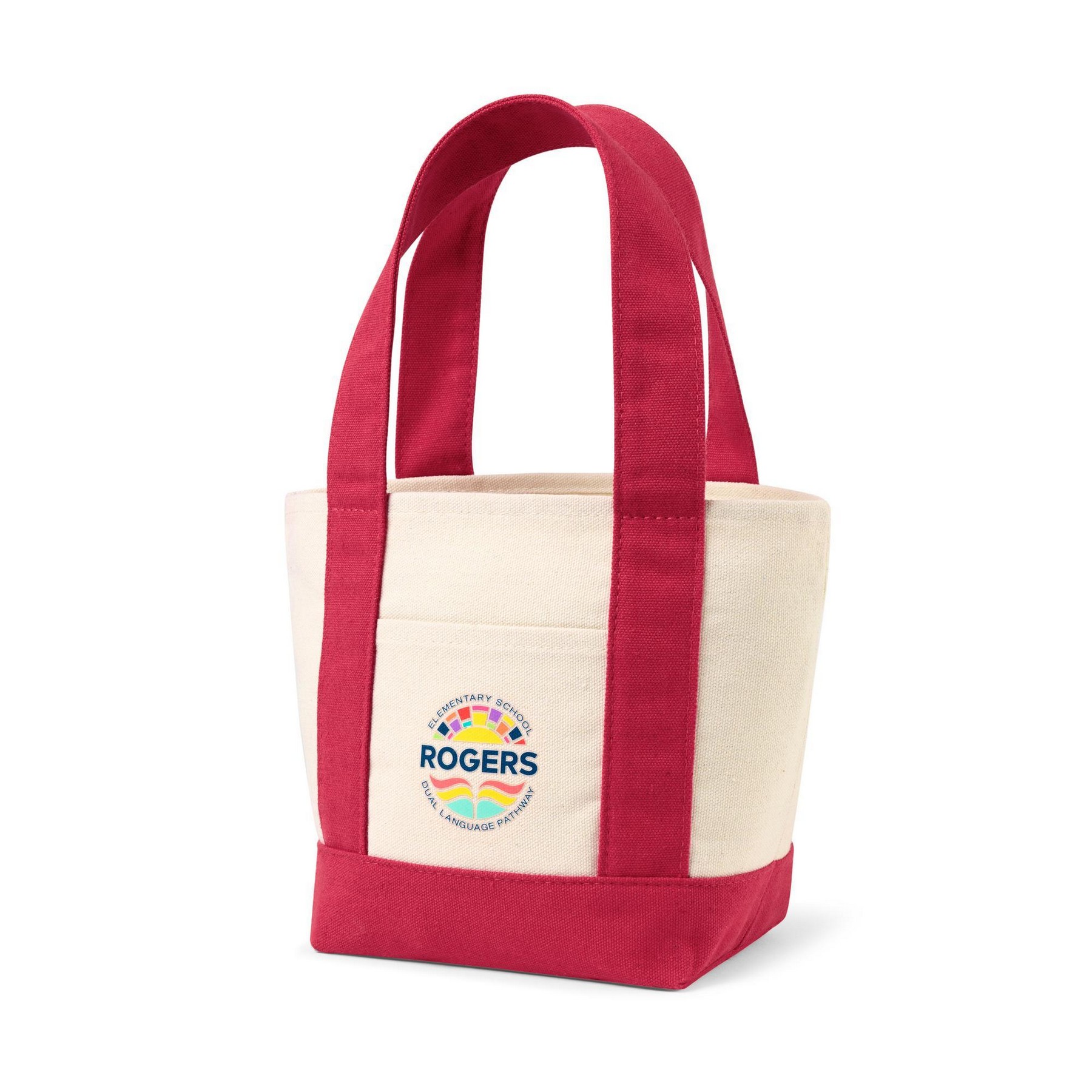 Picture of Petite Canvas Tote - Red