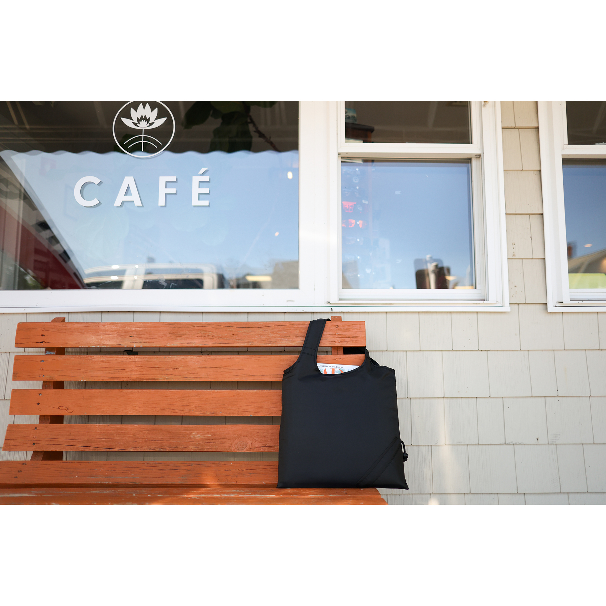 Picture of Latitudes Foldaway Shopper - Black