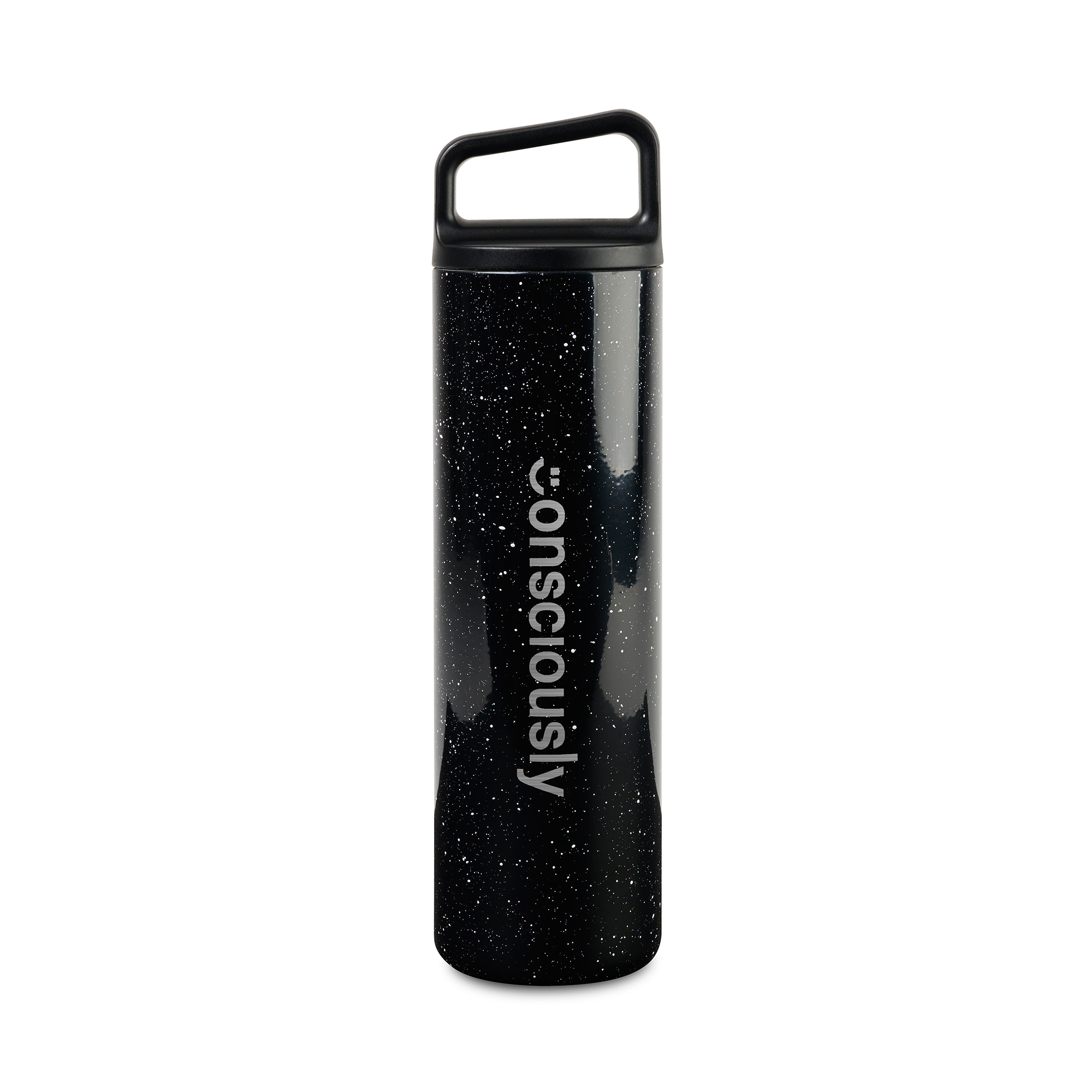 Picture of MiiR Vacuum Insulated Wide Mouth Bottle - 20 Oz. - Black Speckle