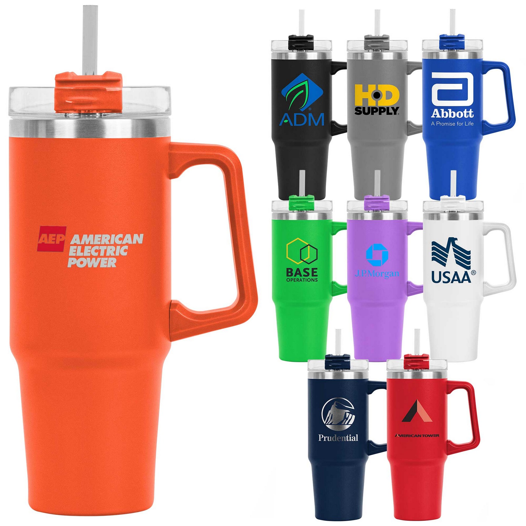 Picture of 30 Oz. Little Hippo Mug & Straw Lid