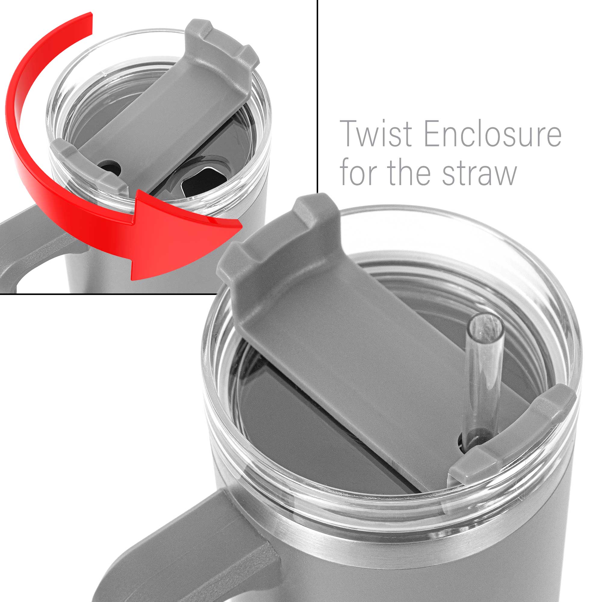 Picture of 30 Oz. Little Hippo Mug & Straw Lid