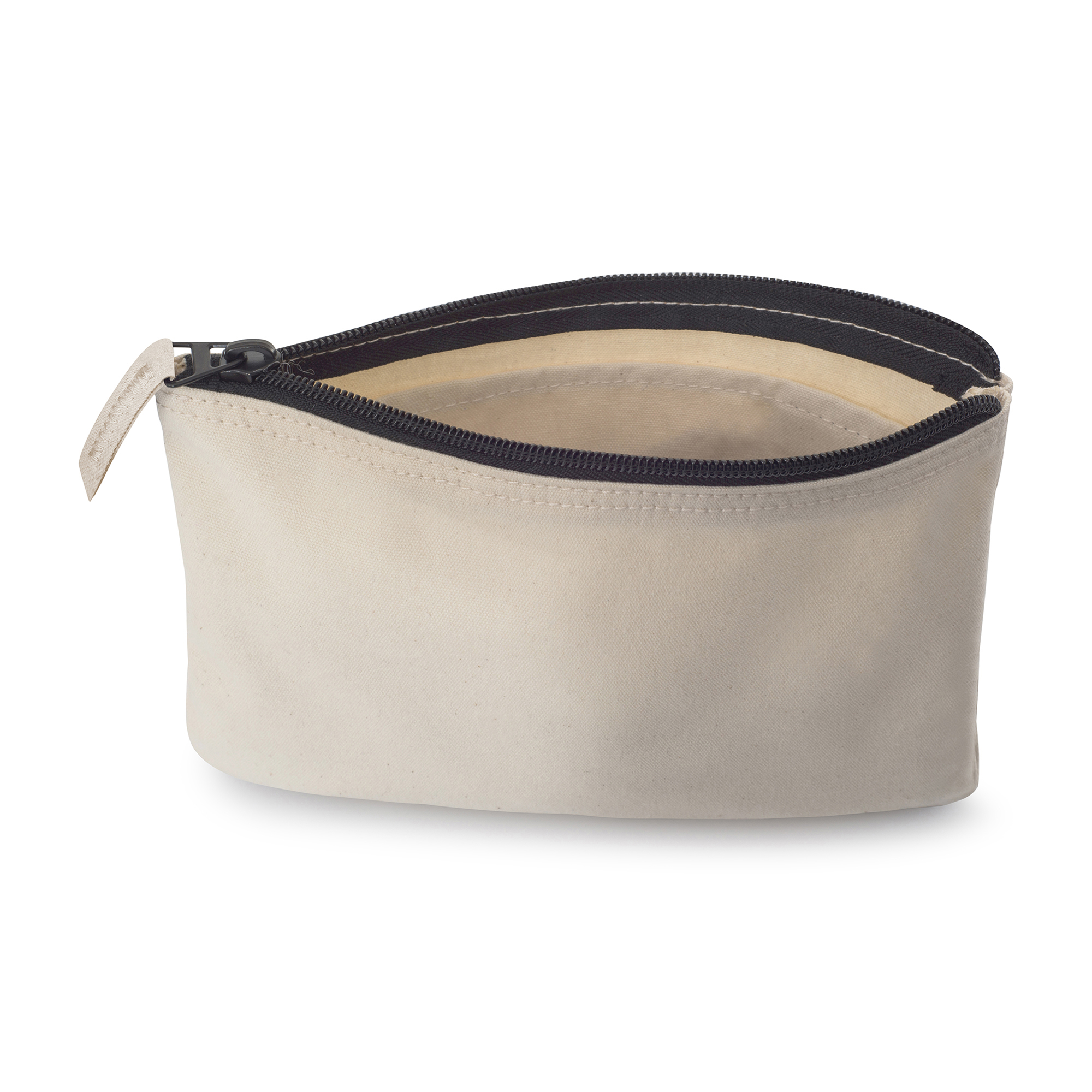 Picture of Avery Cotton Zippered Pouch - Natural