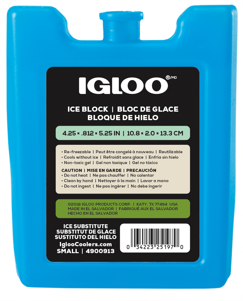 Picture of Igloo Ice Block - Small - Turquoise