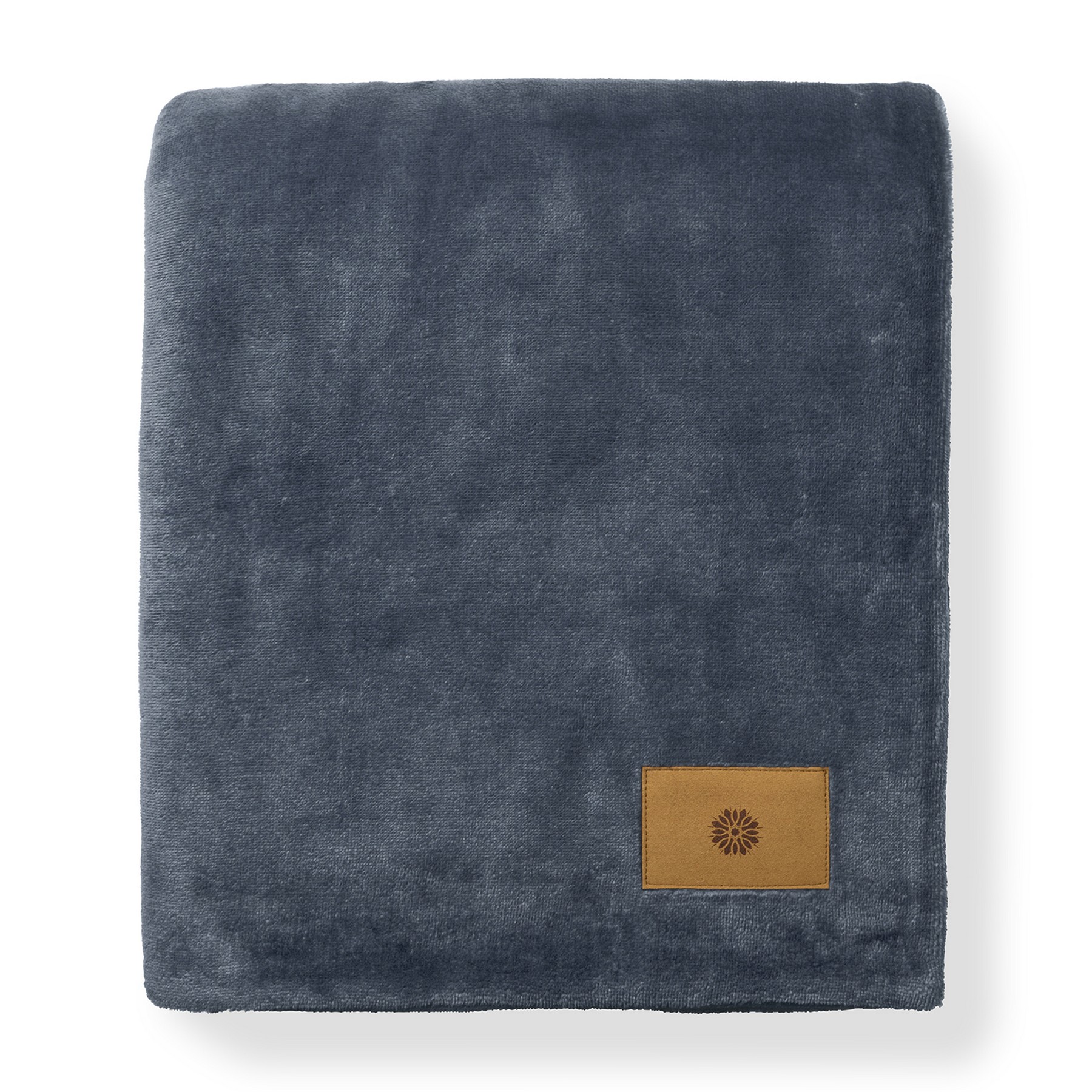 Picture of Mink Ever Soft Recycled Polyester Throw Blanket - Vintage Indigo