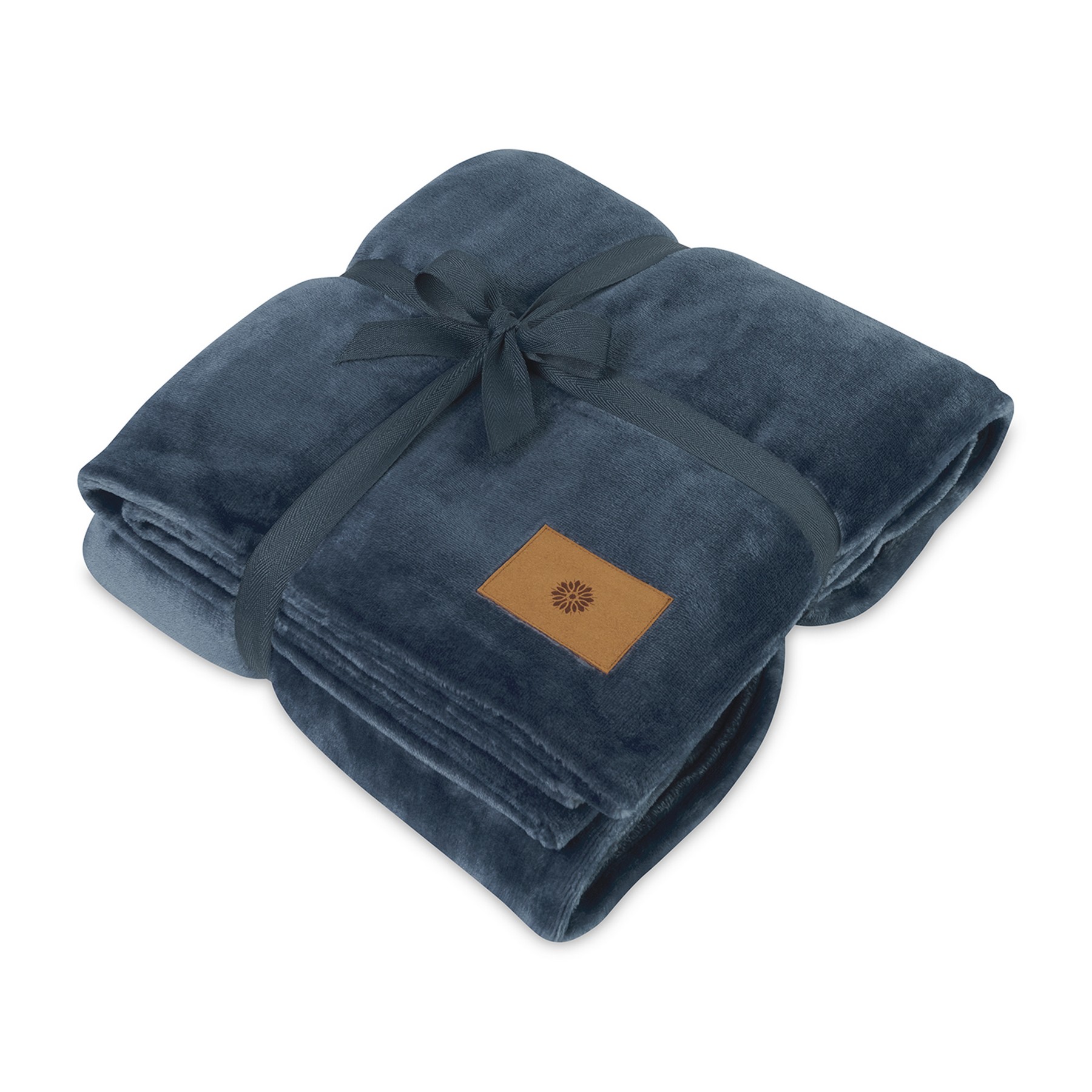 Picture of Mink Ever Soft Recycled Polyester Throw Blanket - Vintage Indigo