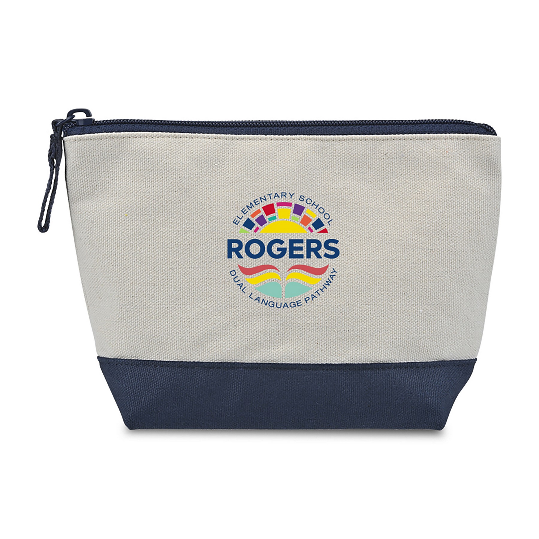 Picture of Canvas Zippered Pouch - True Navy