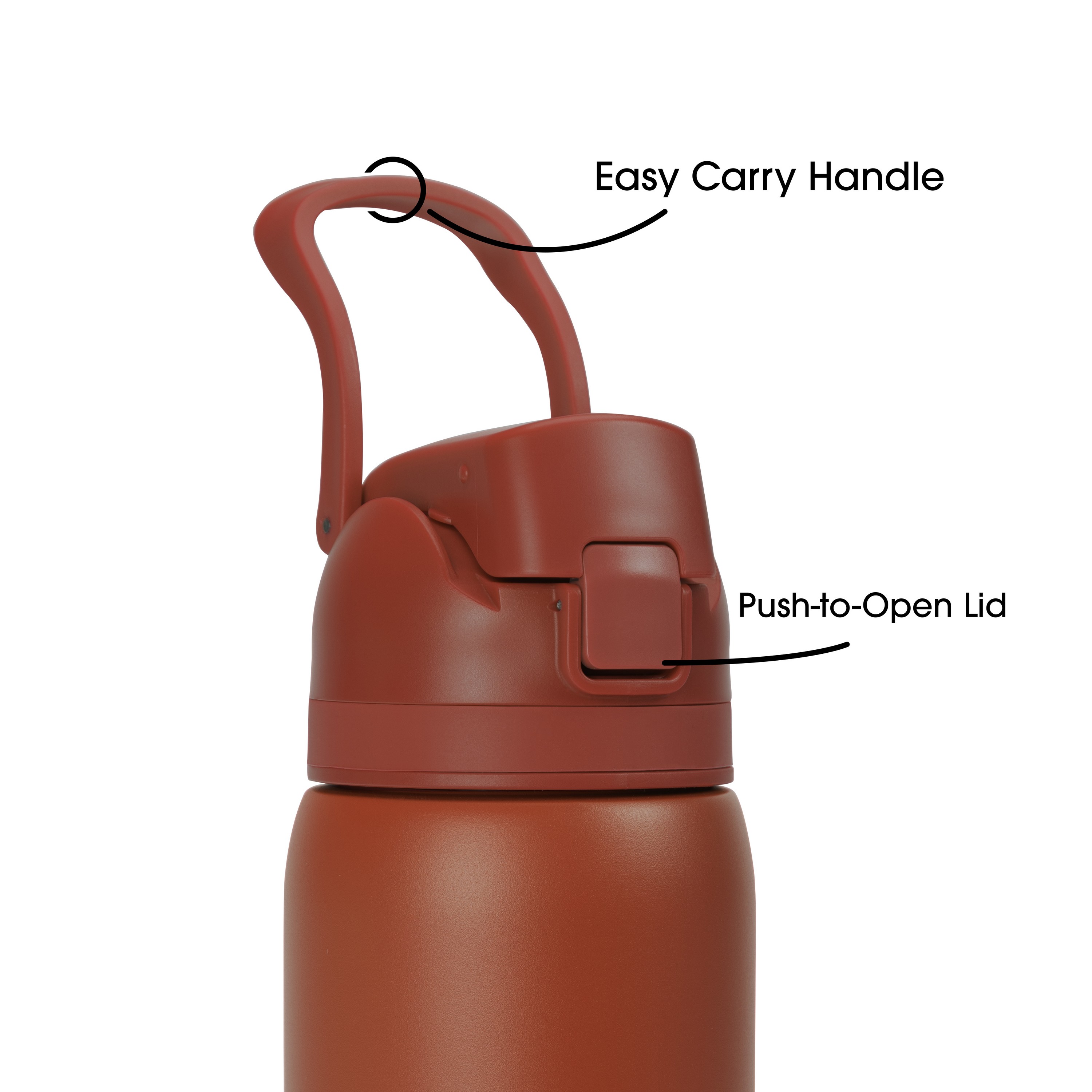 Picture of 27 Oz. Solid Stainless Steel Pop Straw Bottle