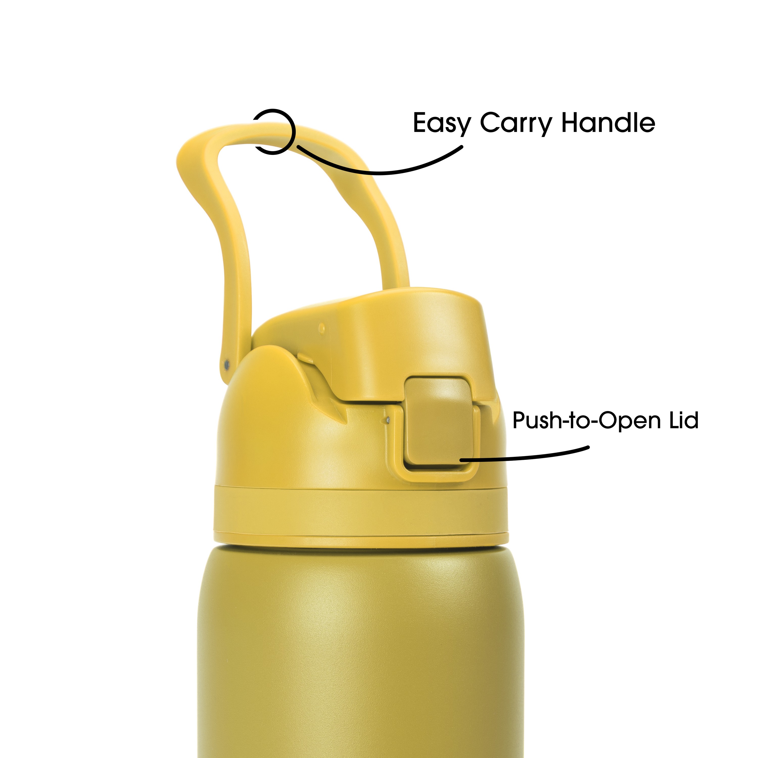 Picture of 27 Oz. Solid Stainless Steel Pop Straw Bottle