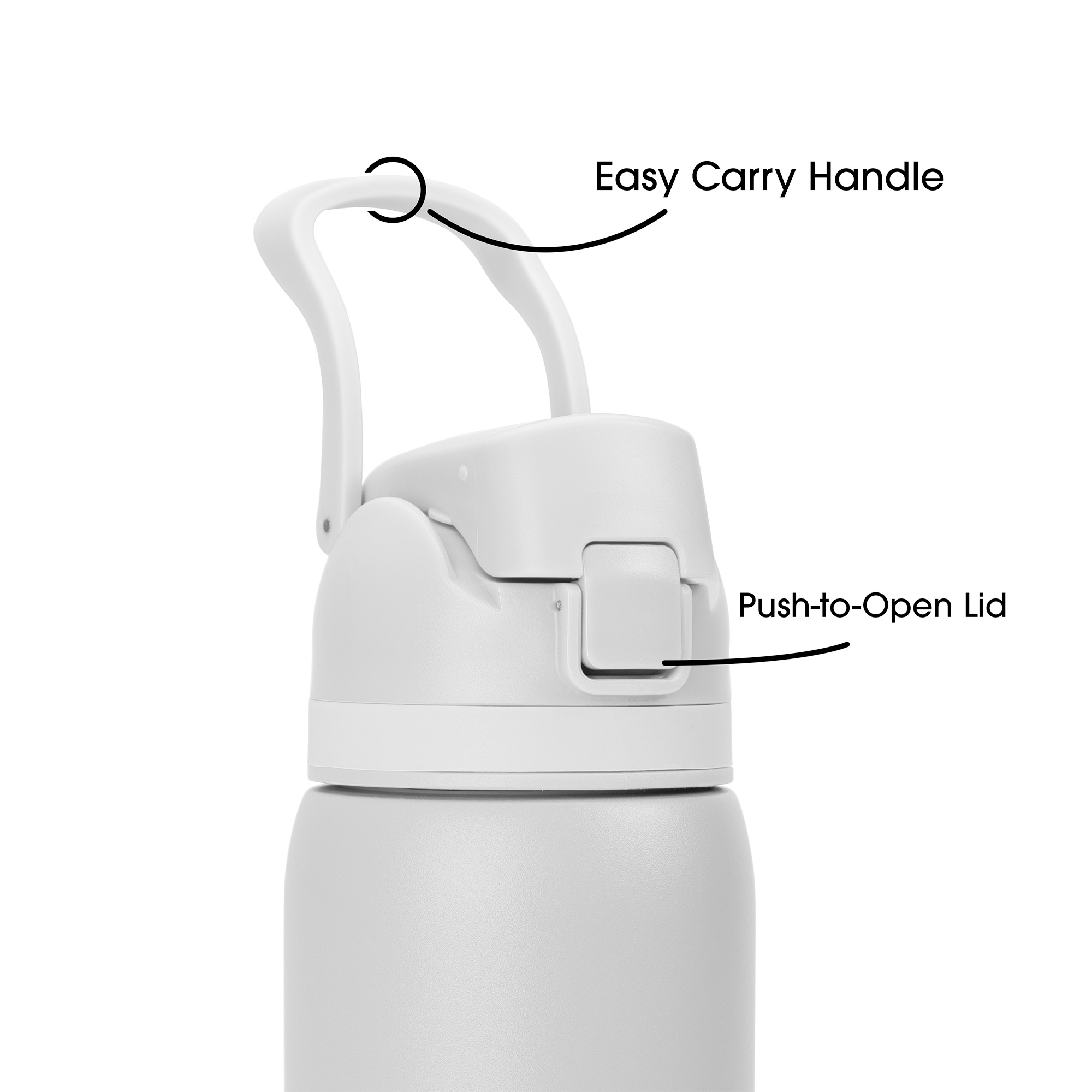 Picture of 27 Oz. Solid Stainless Steel Pop Straw Bottle