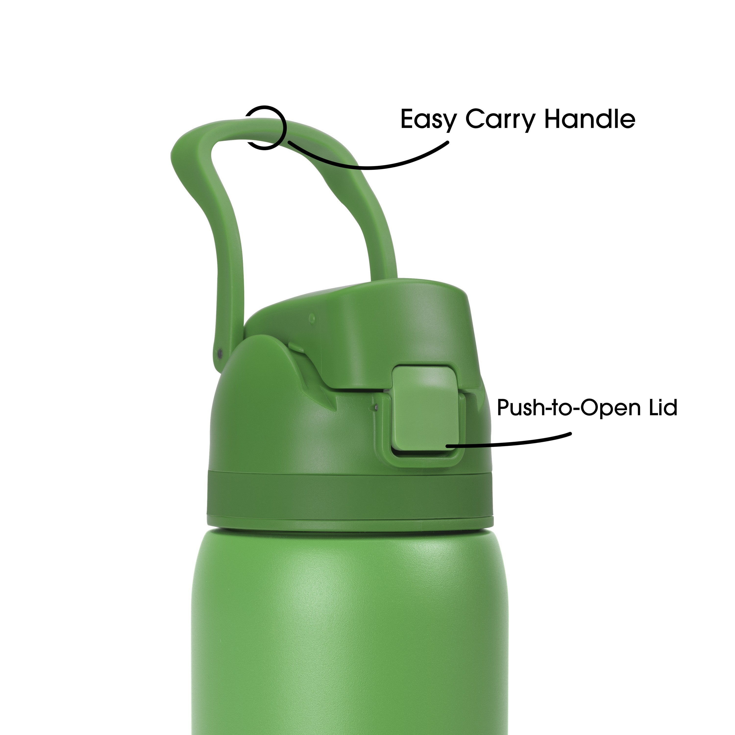 Picture of 27 Oz. Solid Stainless Steel Pop Straw Bottle