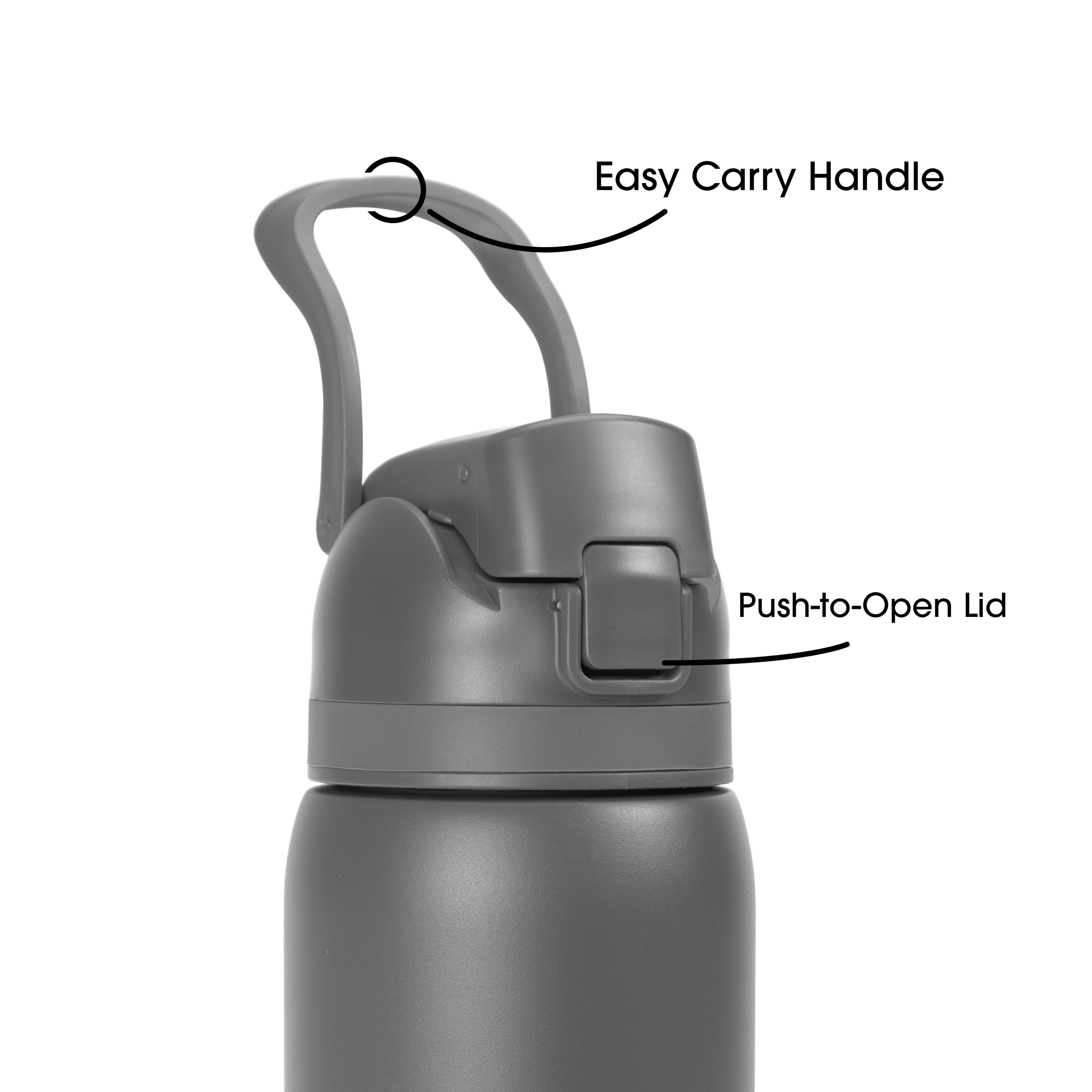 Picture of 27 Oz. Solid Stainless Steel Pop Straw Bottle