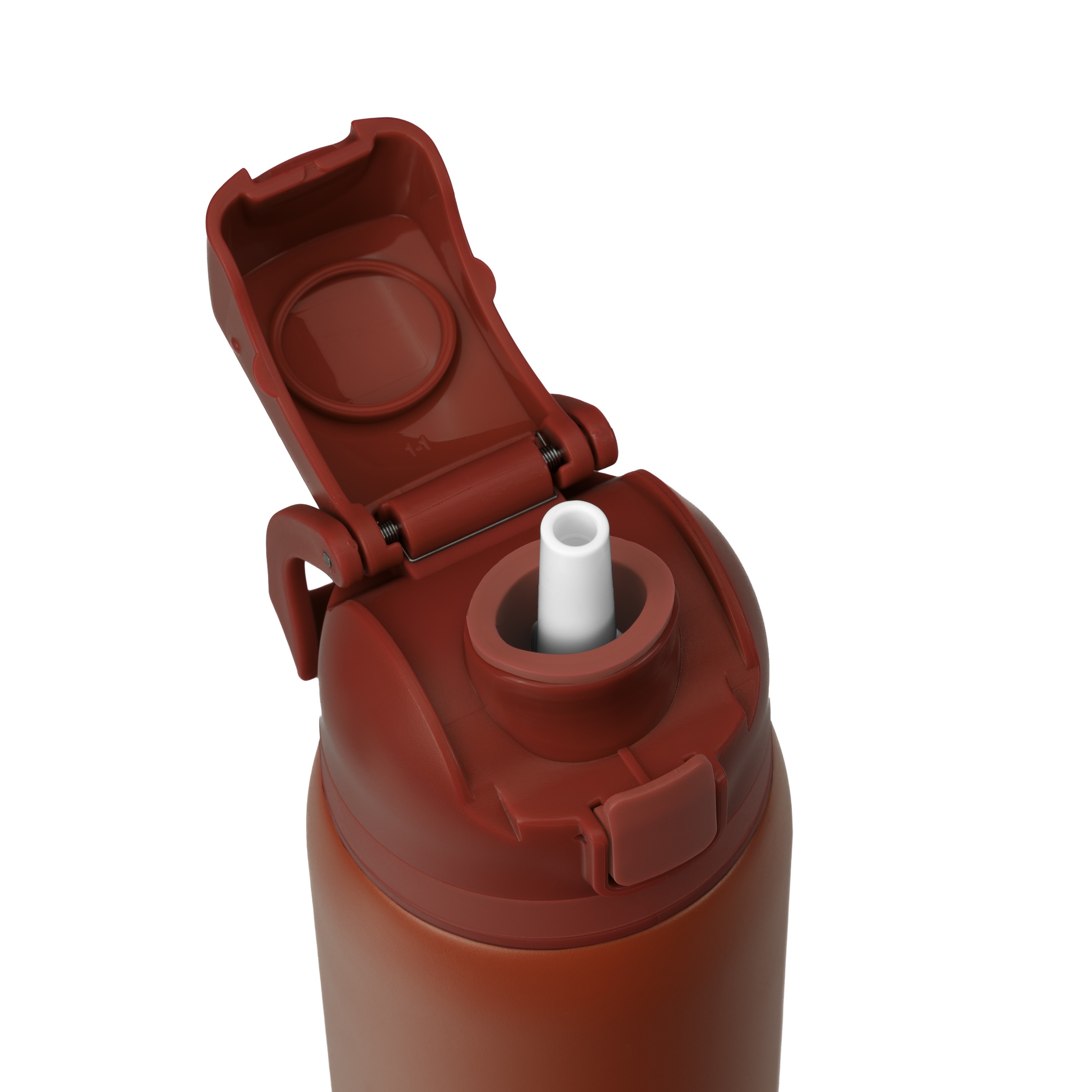 Picture of 27 Oz. Solid Stainless Steel Pop Straw Bottle