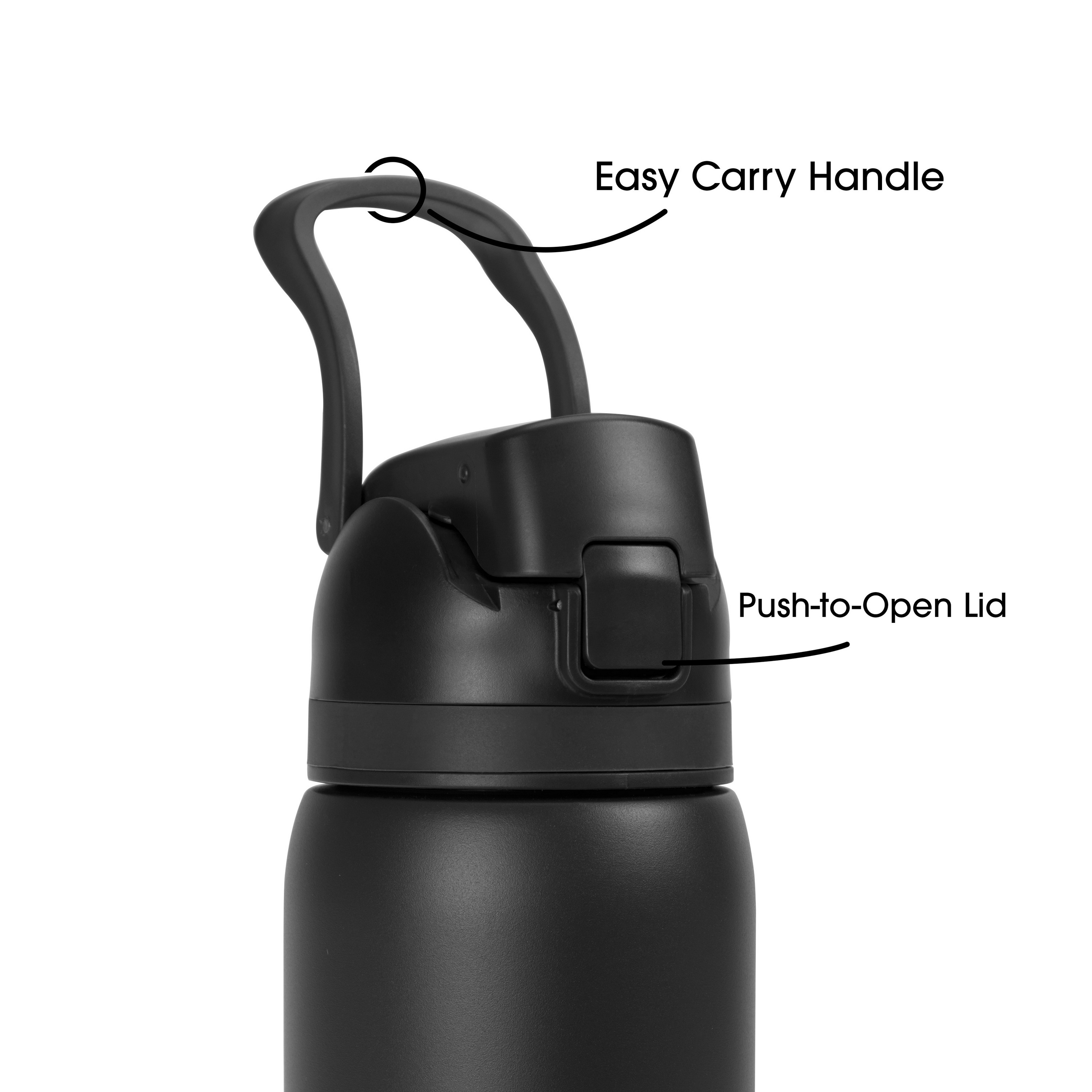 Picture of 27 Oz. Solid Stainless Steel Pop Straw Bottle