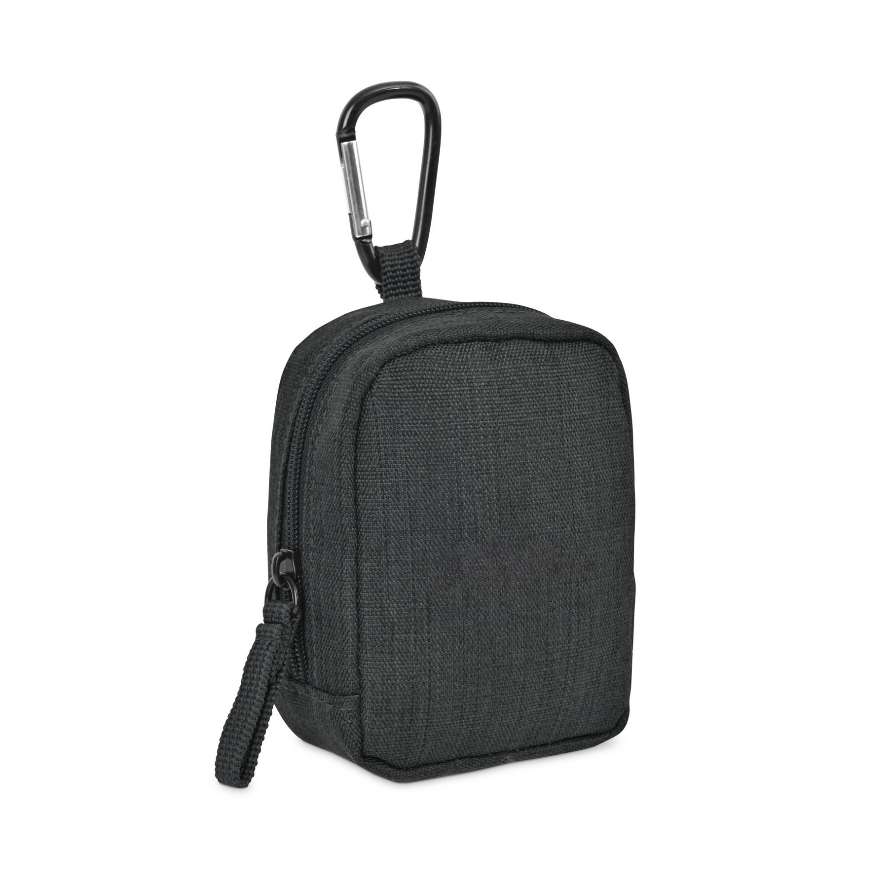 Picture of Fletcher Recycled rPET Mini Pouch Bag Charm - Black Sand