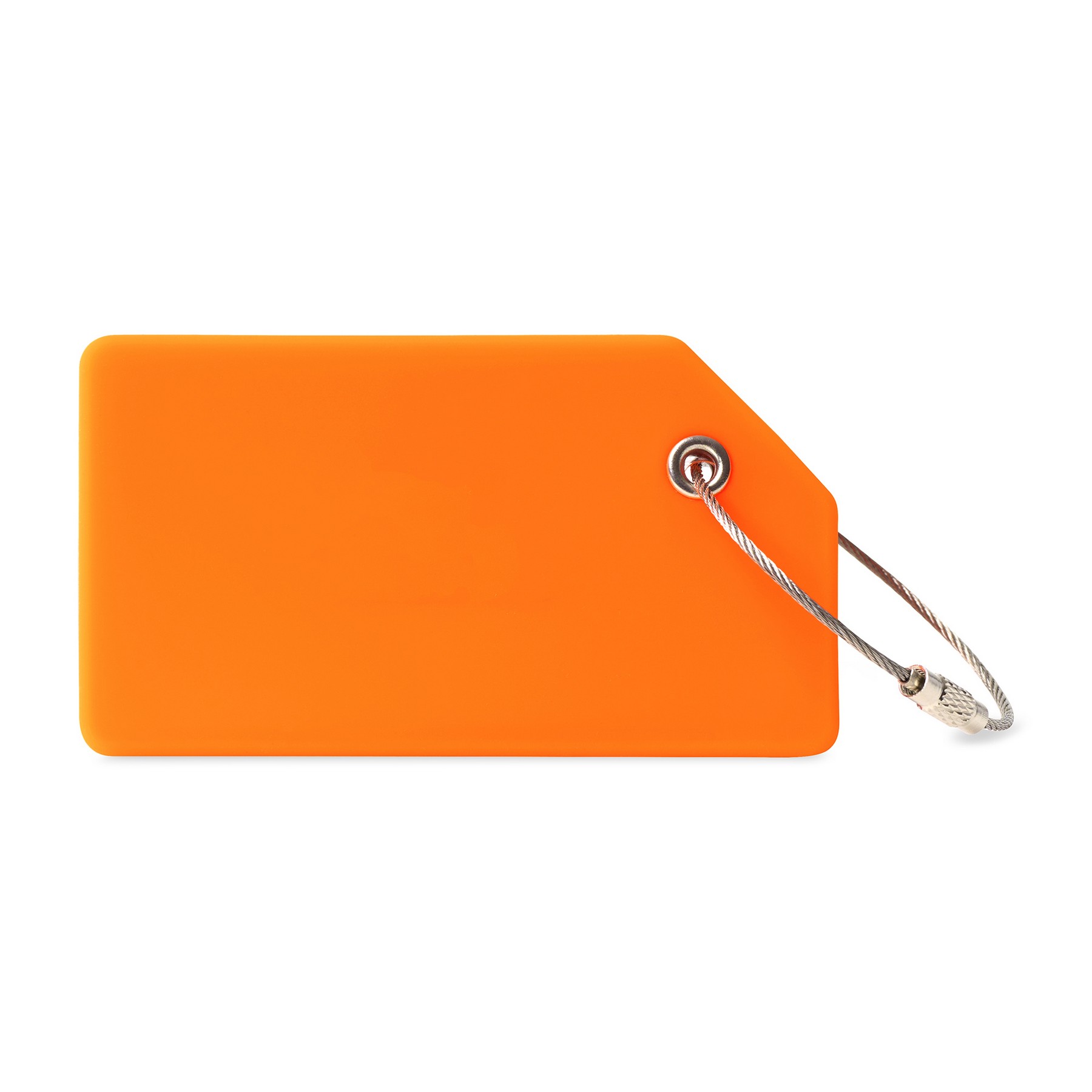 Picture of Silicone Luggage Tag - Vibrant Orange