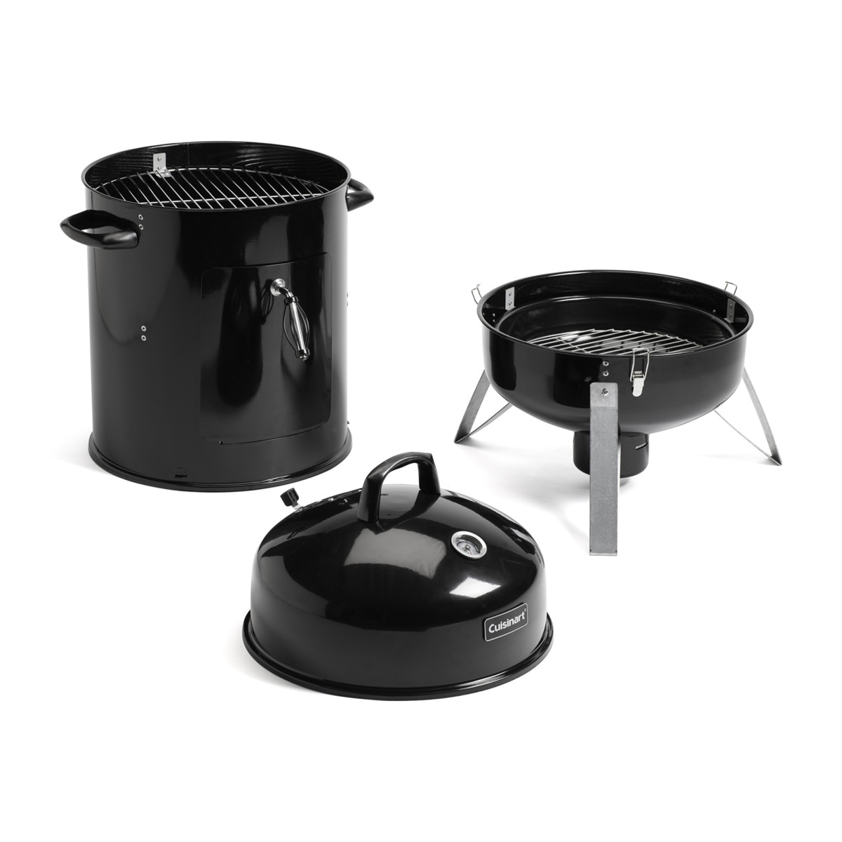 Picture of Cuisinart Outdoors Vertical 16? Charcoal Smoker - Black
