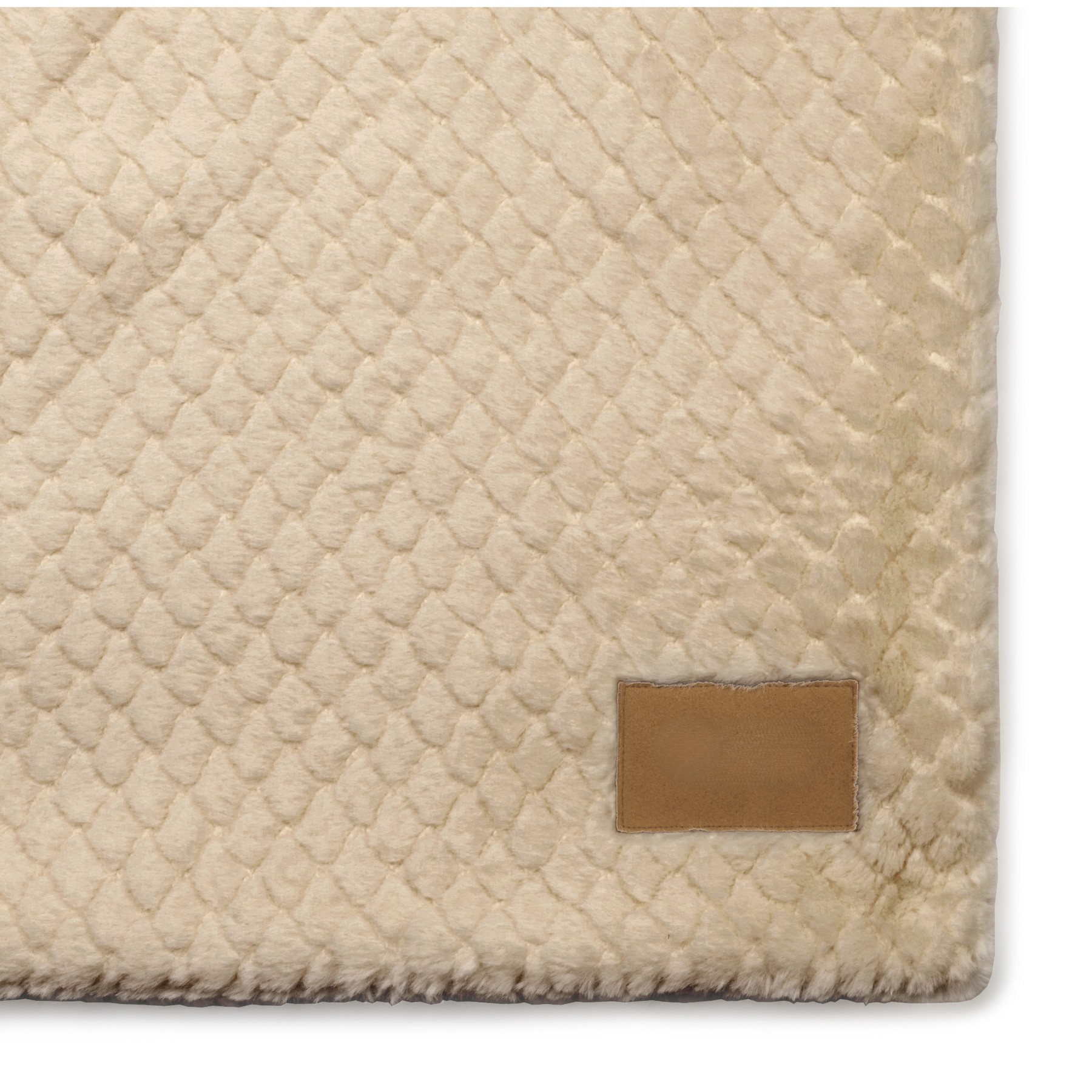 Picture of Luxe Nordic Recycled Polyester Throw Blanket - Fawn