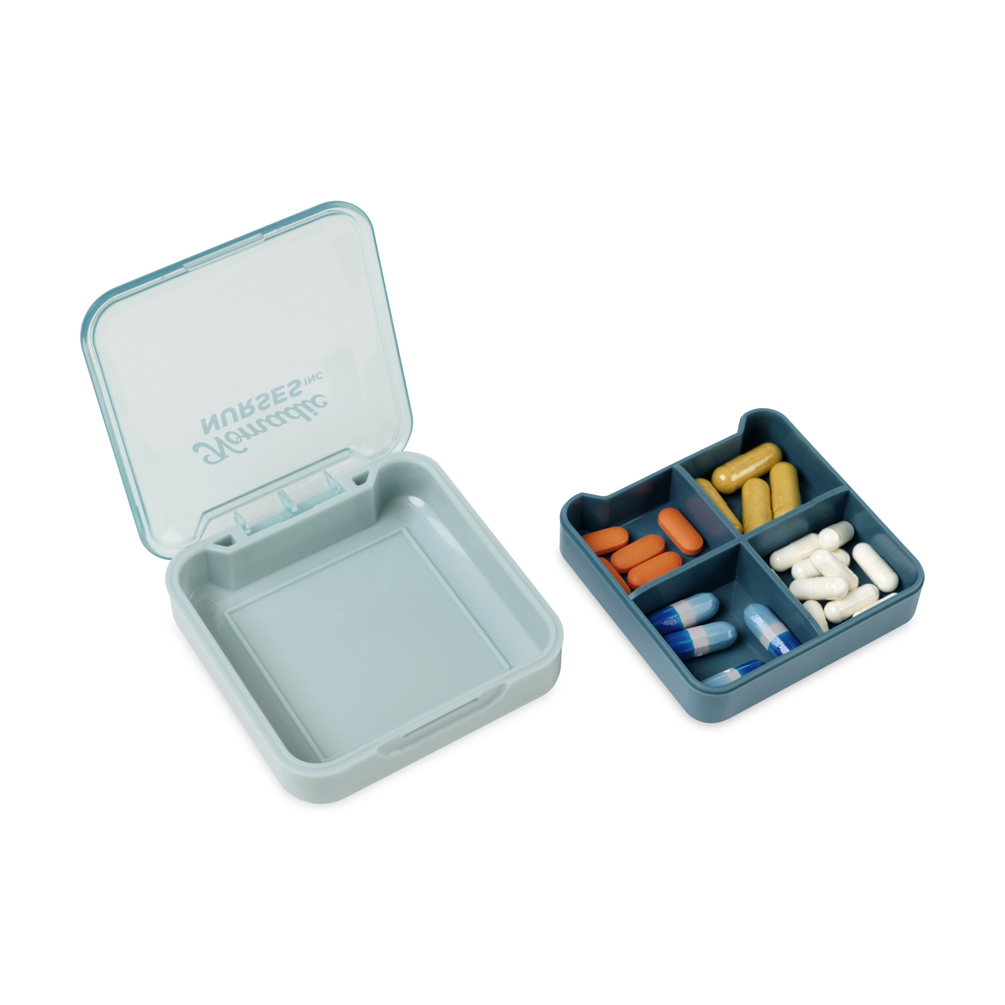 Picture of Easy Go Recycled ABS Supplement Organizer - Teal