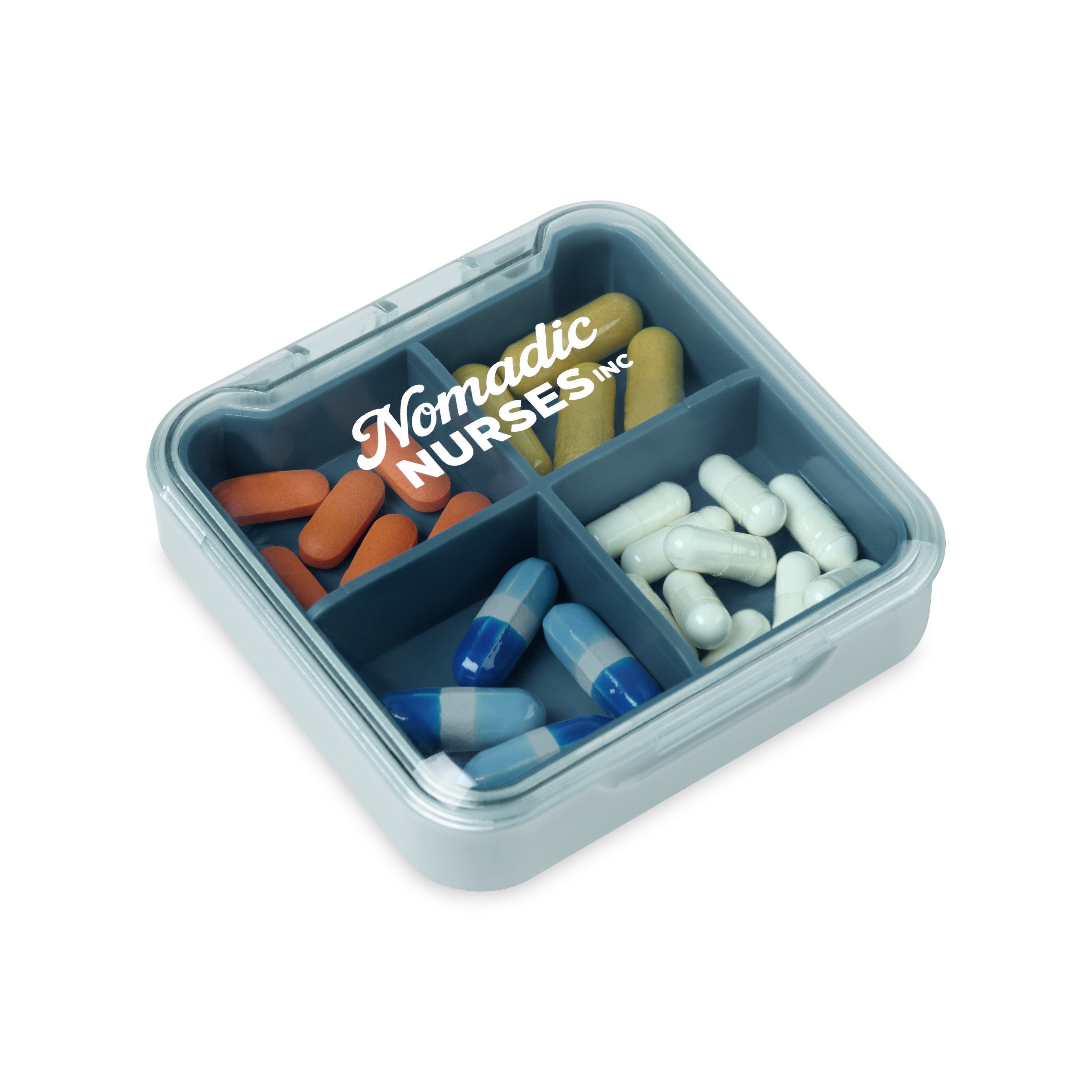 Picture of Easy Go Recycled ABS Supplement Organizer - Teal
