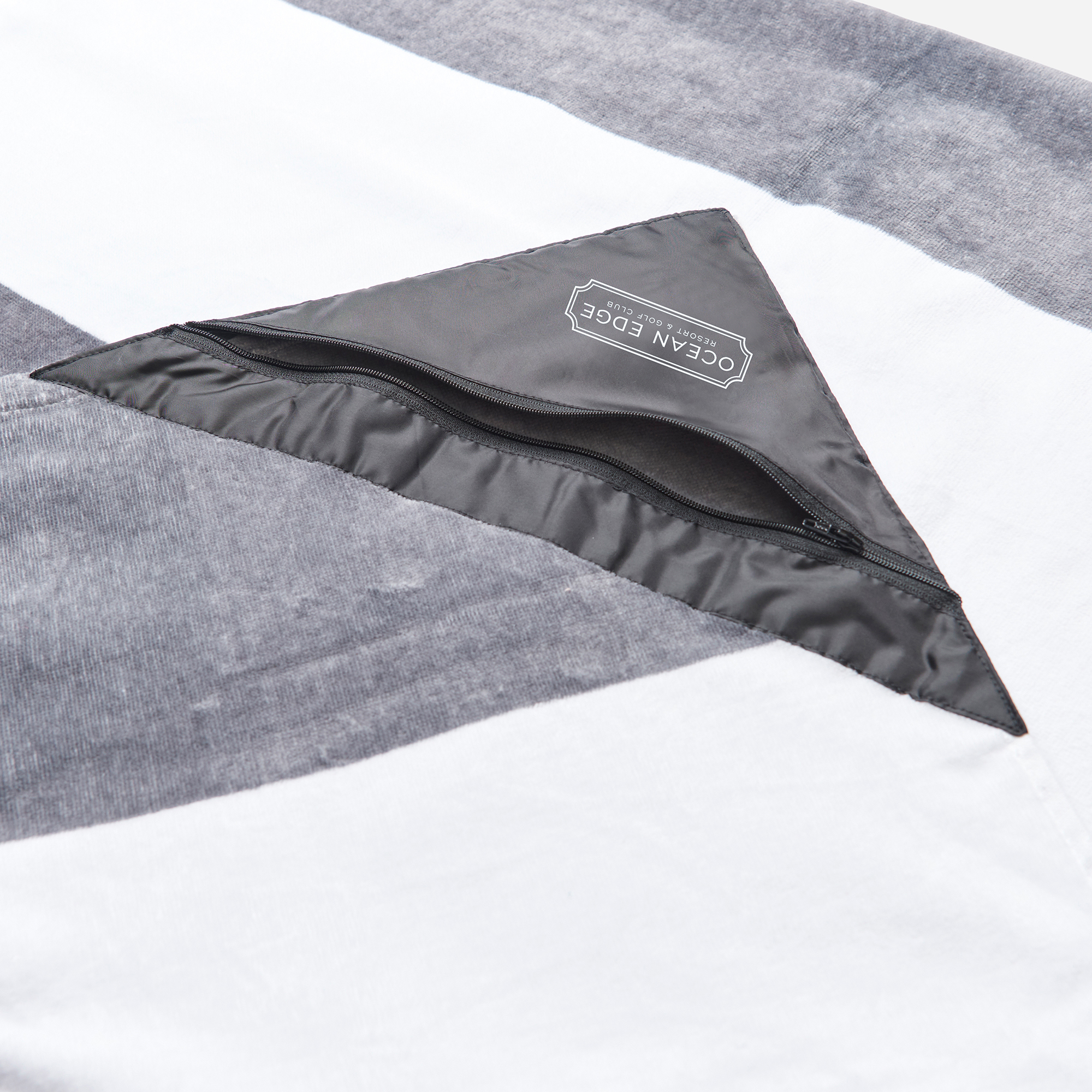 Picture of Slowtide Pocket Beach Towel - Porto Grey