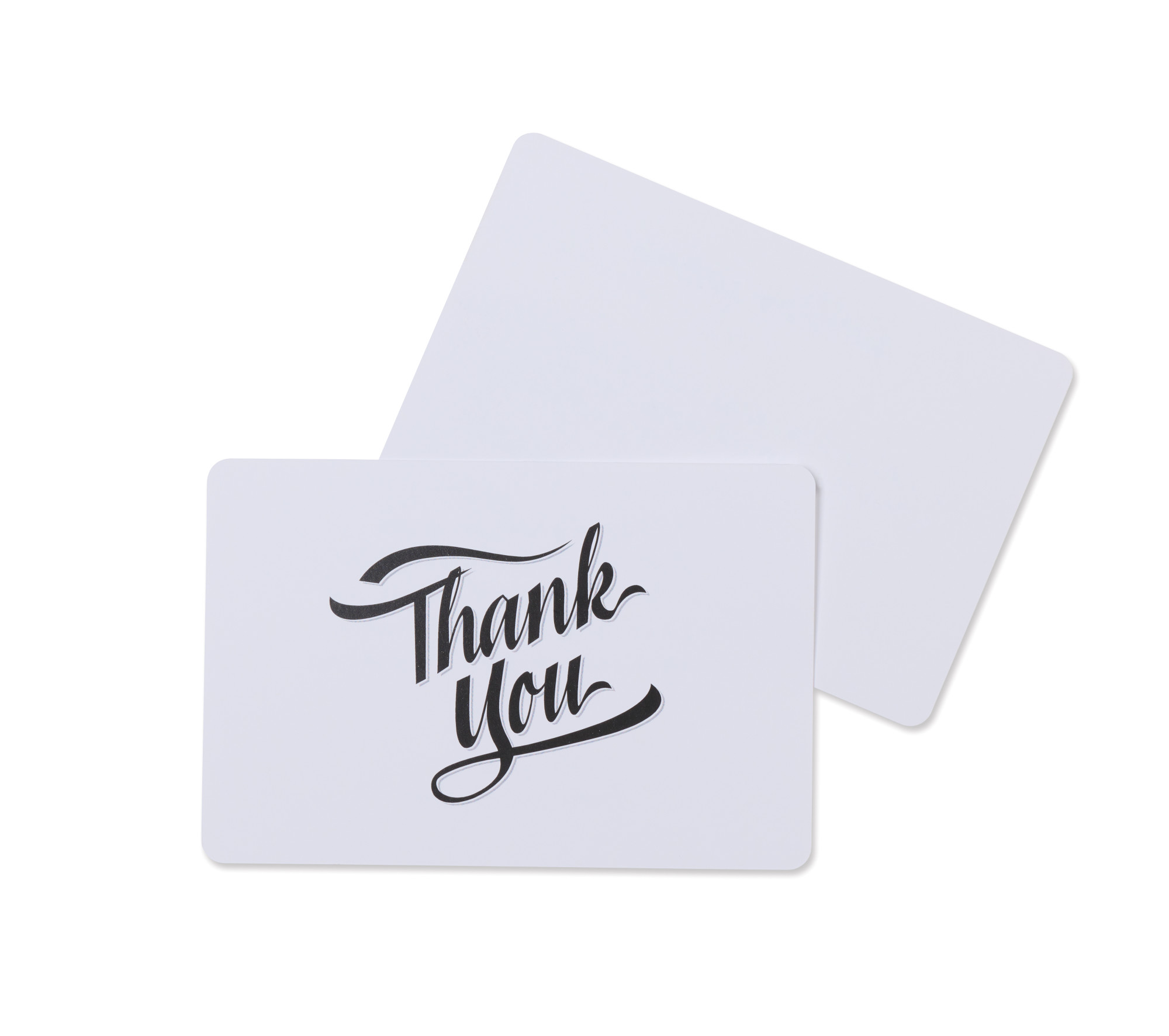 Picture of Thank You Greeting Card - White