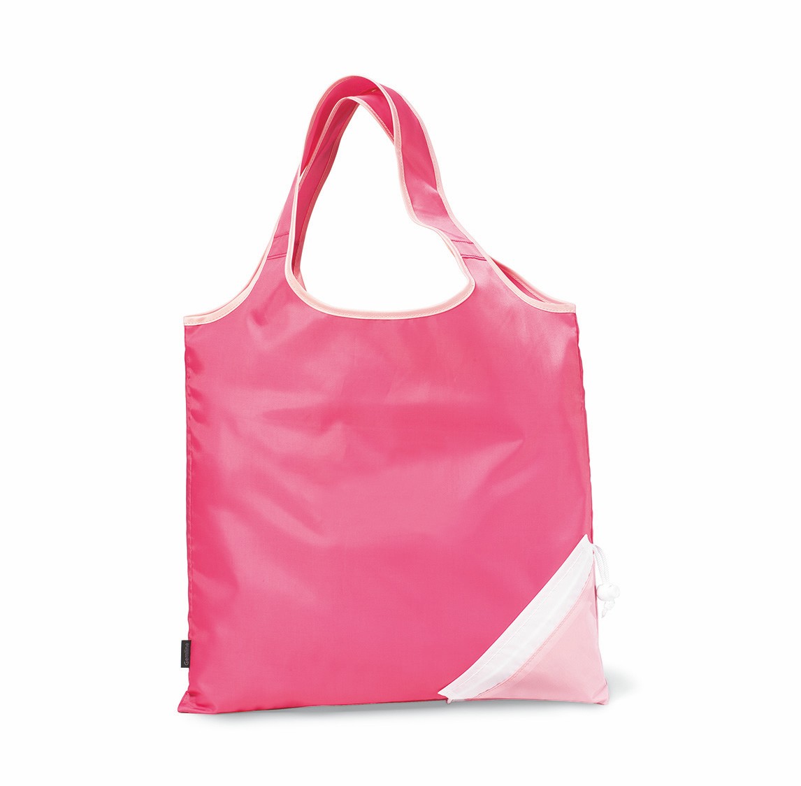 Picture of Latitudes Foldaway Shopper - Peony Pink-Deep Pink