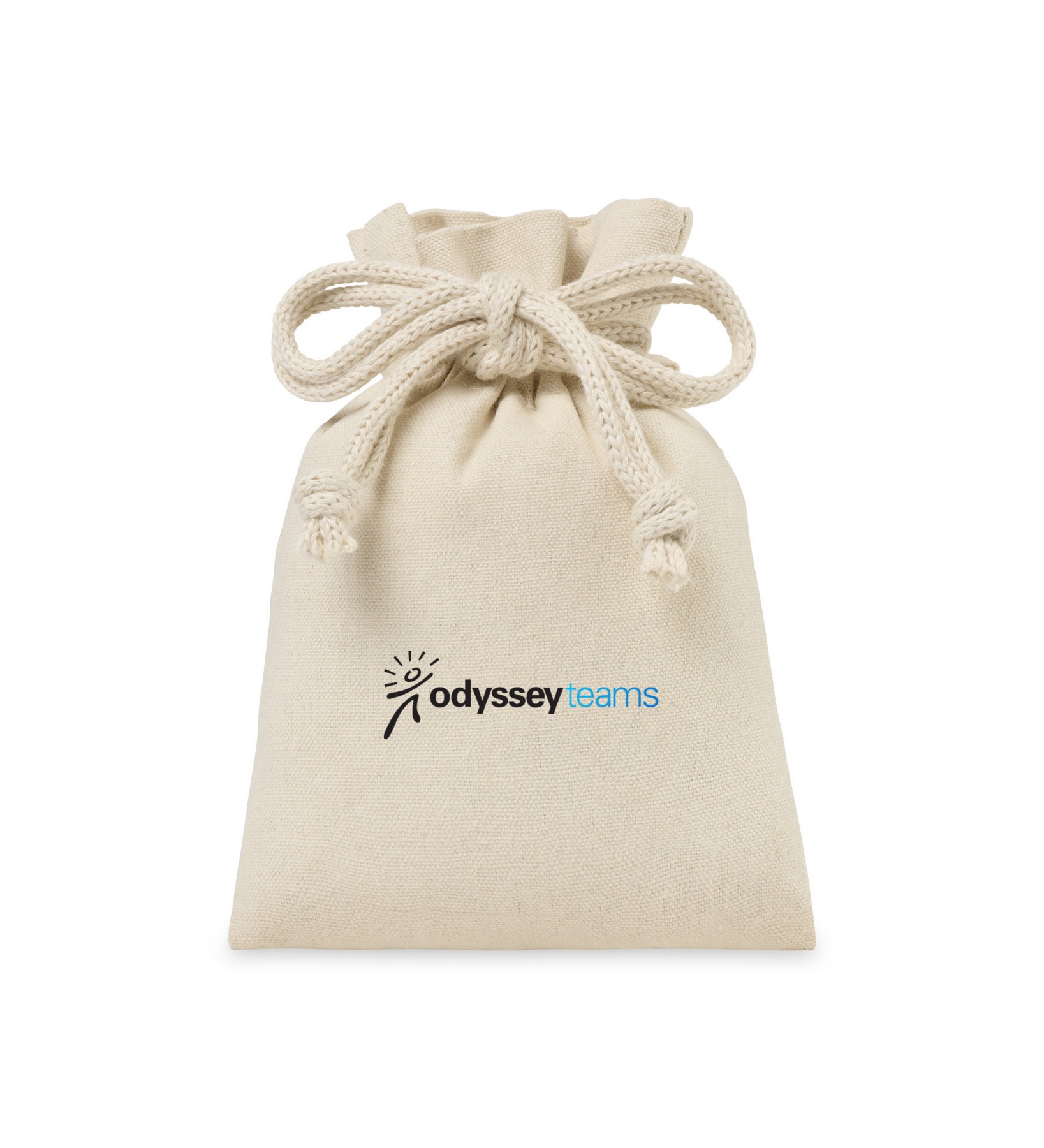 Picture of Canvas Drawstring Gift Bag - Small - Natural