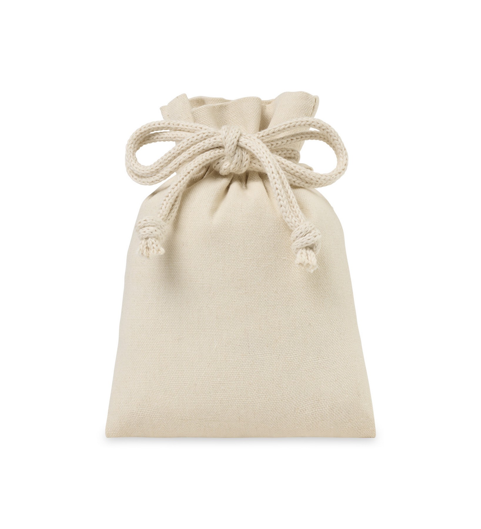 Picture of Canvas Drawstring Gift Bag - Small - Natural