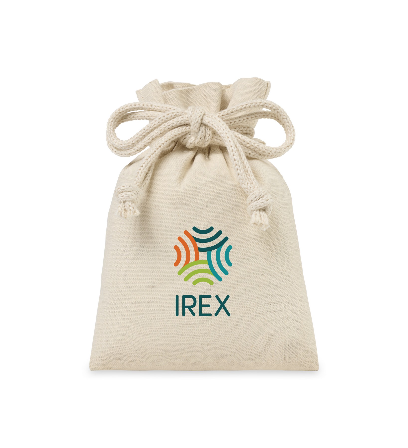 Picture of Canvas Drawstring Gift Bag - Small - Natural