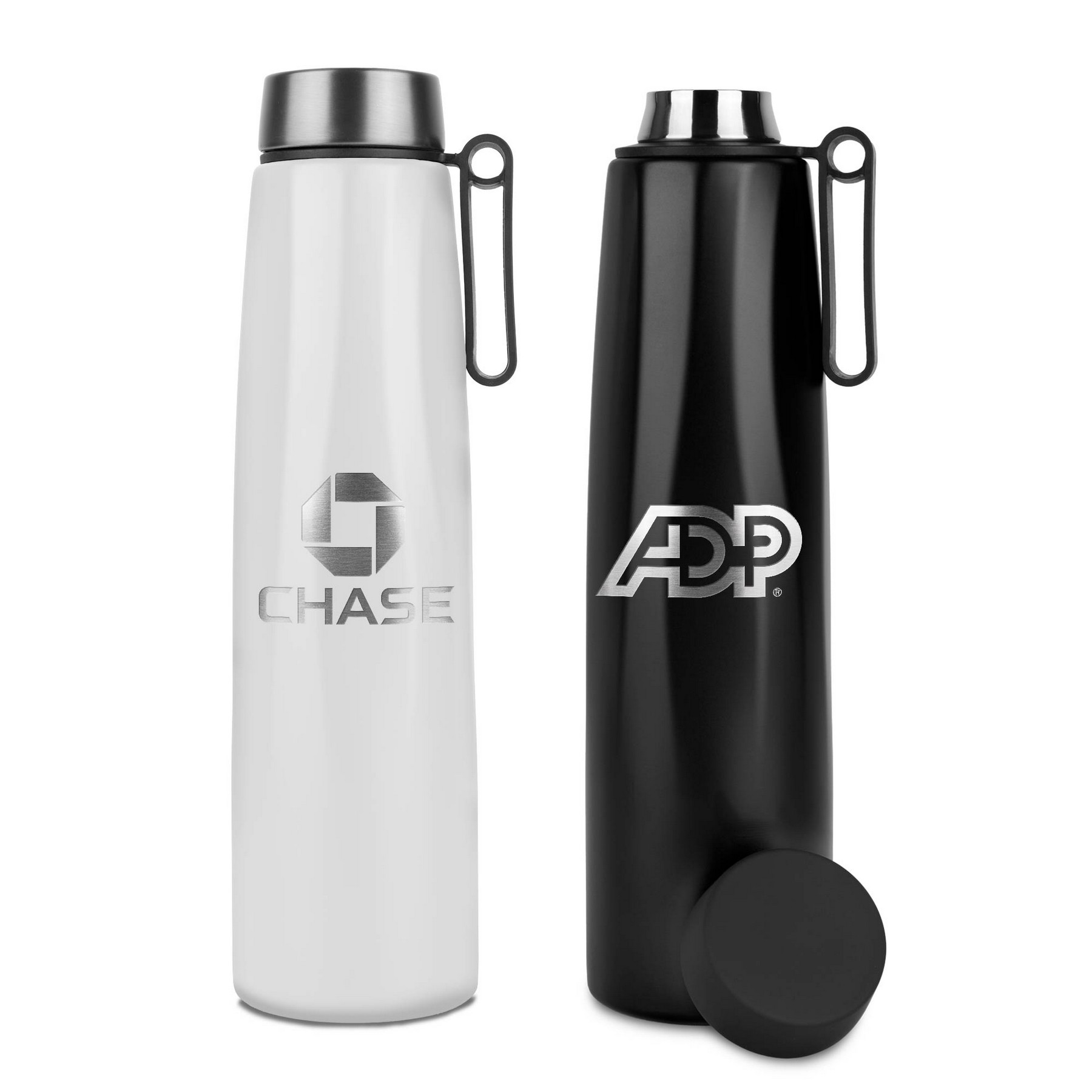 Picture of 25oz. Bridgeport Insulated Recycled Stainless Steel Water Bottle w/Loop Strap