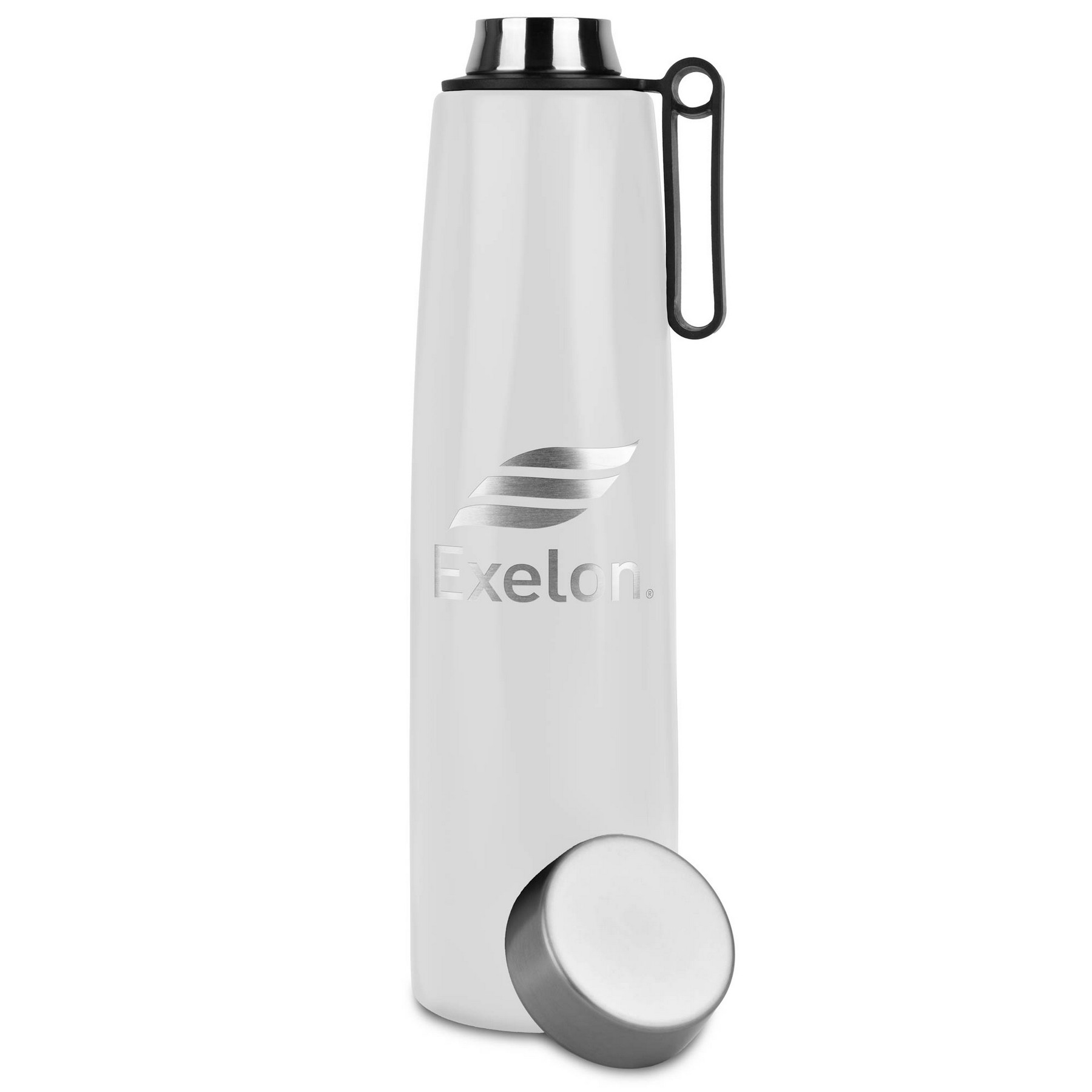 Picture of 25oz. Bridgeport Insulated Recycled Stainless Steel Water Bottle w/Loop Strap