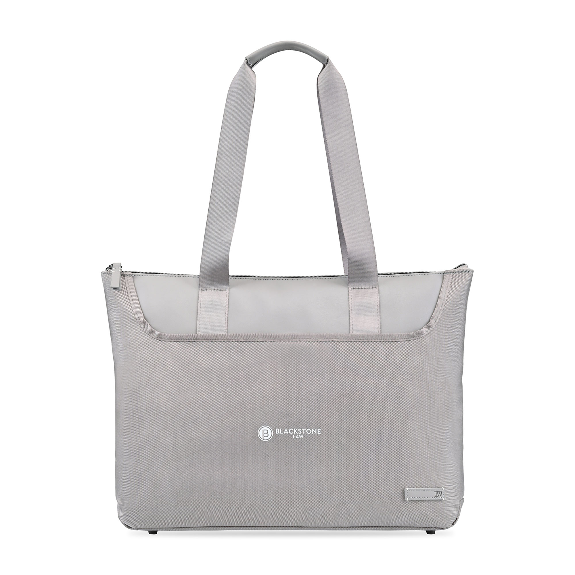 Picture of Travis & Wells Lennox Recycled Nylon Laptop Tote - Taupe