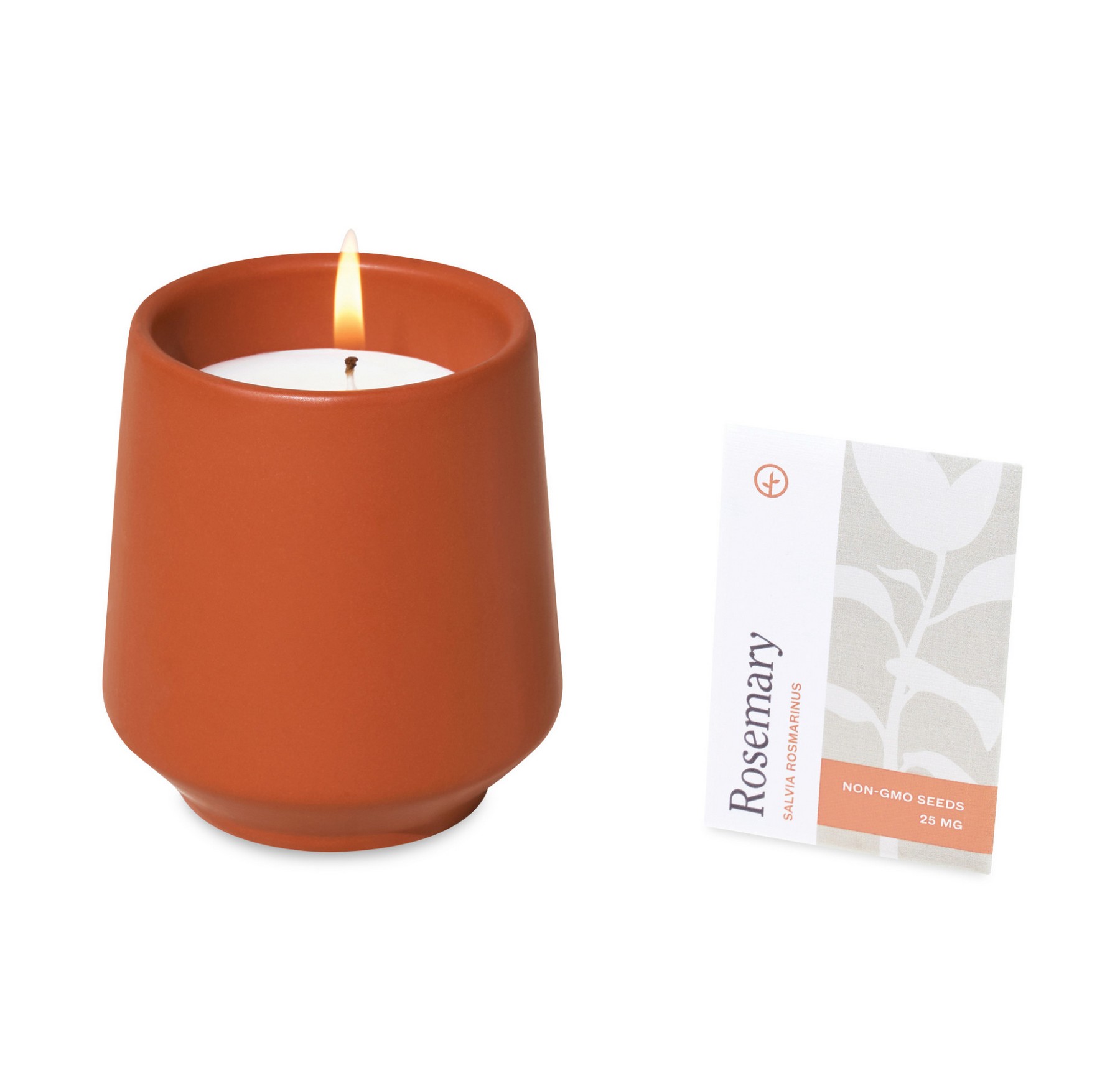 Picture of Modern Sprout Rooted Candle - Sienna-Rosemary