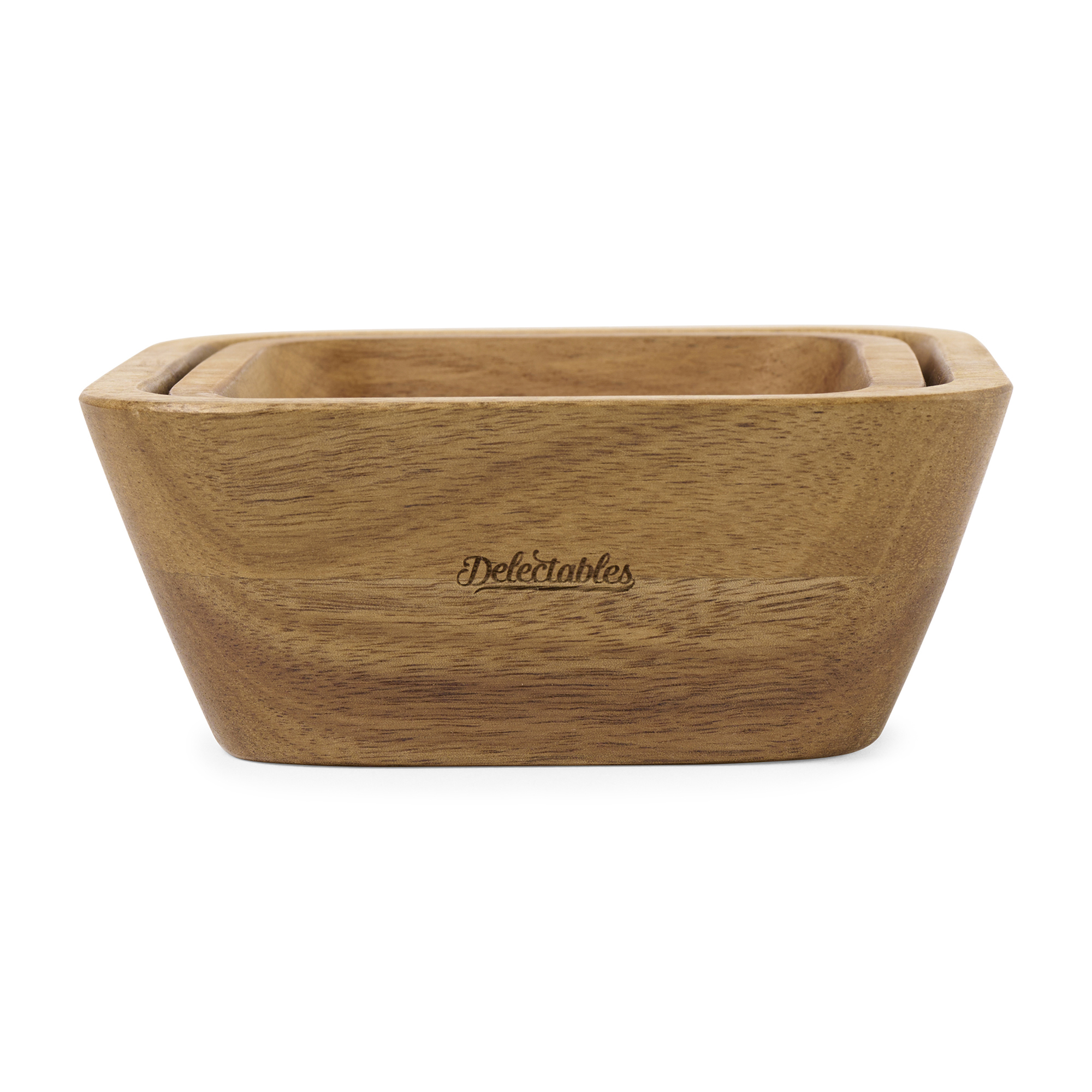 Picture of La Cuisine Nesting Snack Bowl Set - Wood