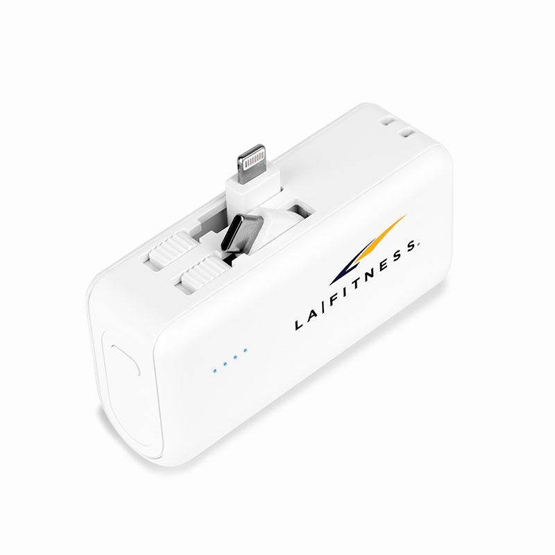 Picture of 4500mAh Dual Connector Capsule Power Bank w/Stand