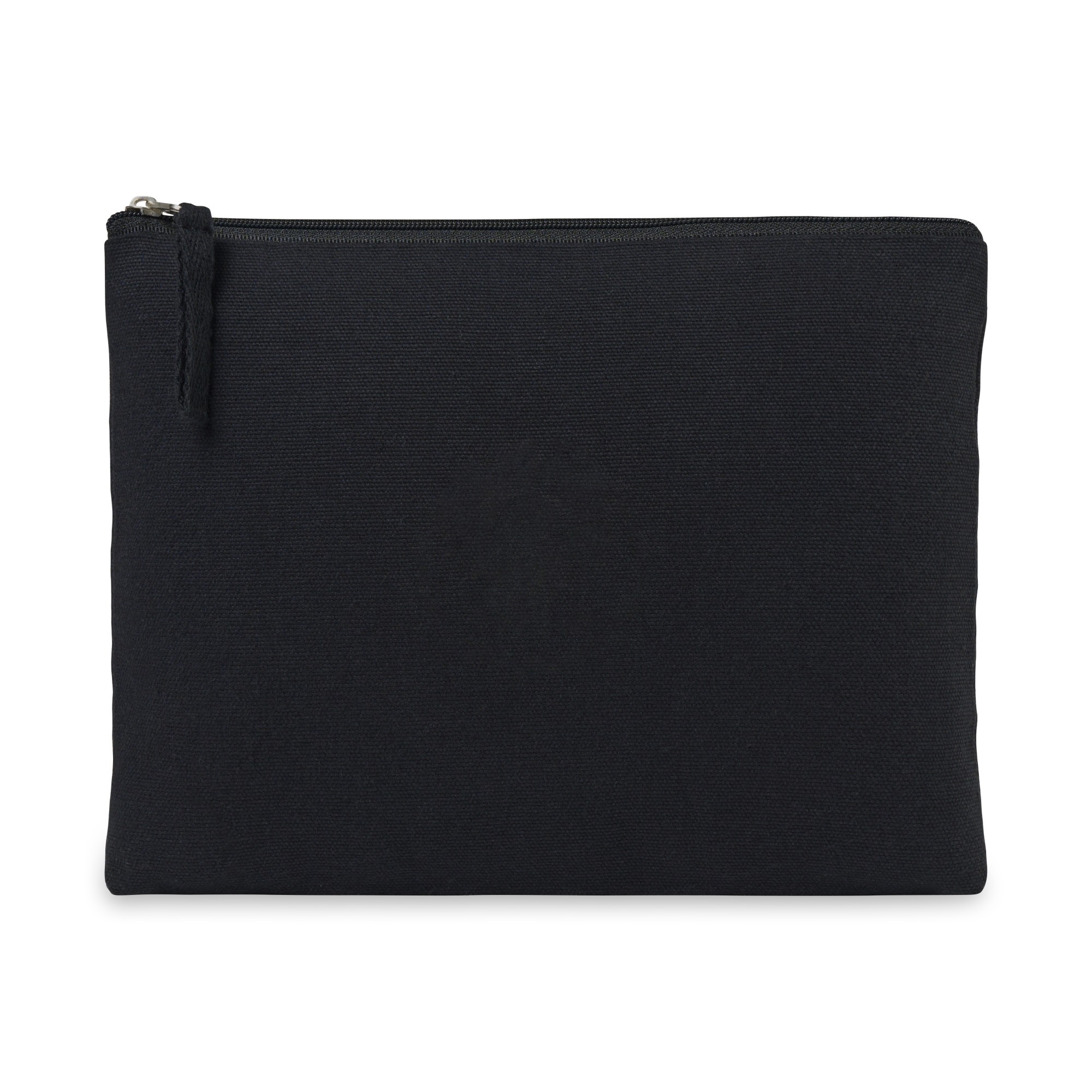 Picture of Recycled Cotton Zippered Pouch - AWARE - Black