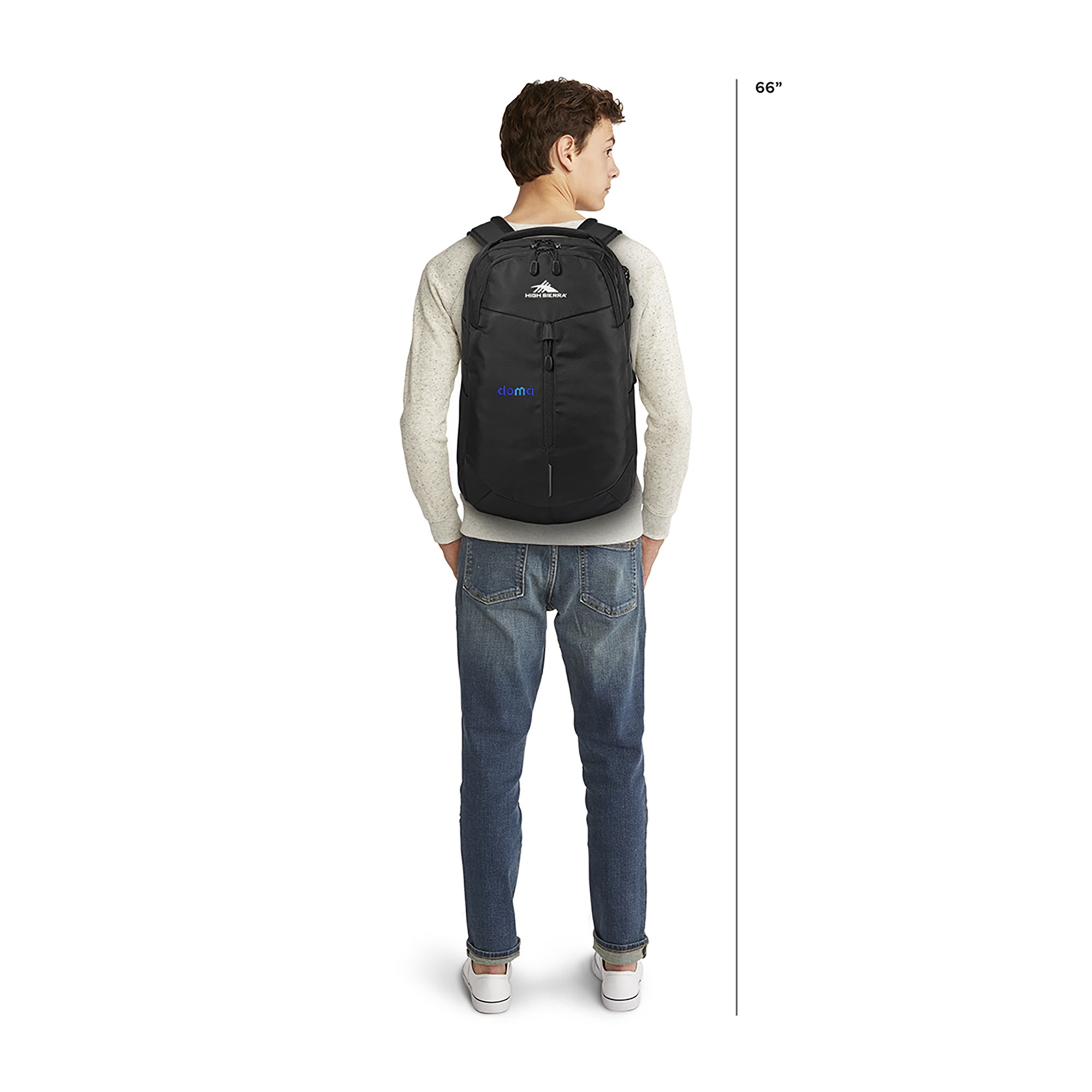 Picture of High Sierra Swerve Pro Laptop Backpack - Black
