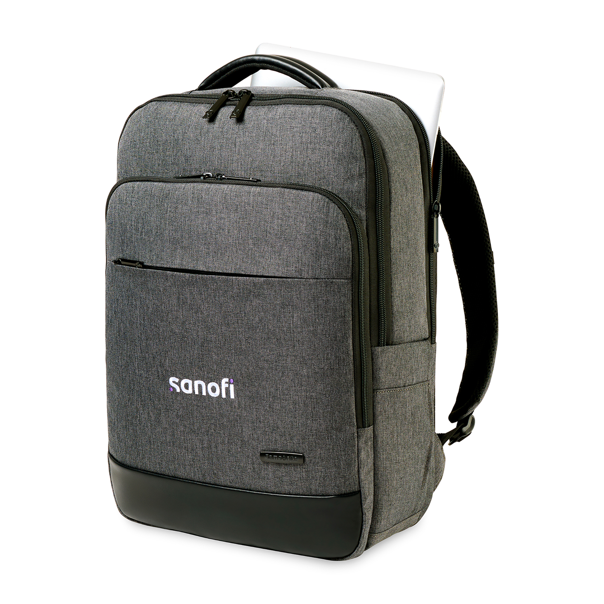 Picture of Samsonite Cablewood Laptop Backpack - Charcoal Heather
