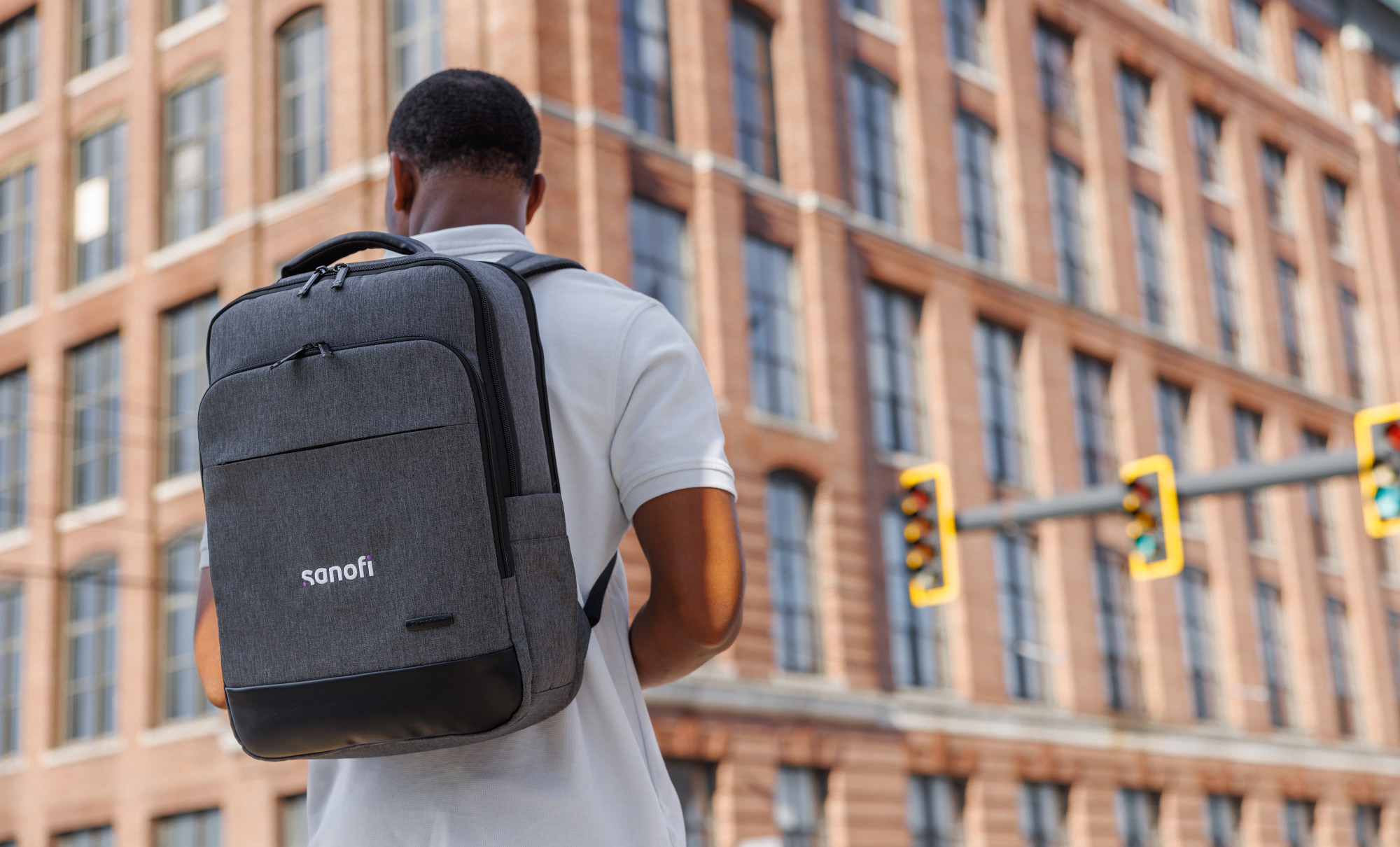Picture of Samsonite Cablewood Laptop Backpack - Charcoal Heather