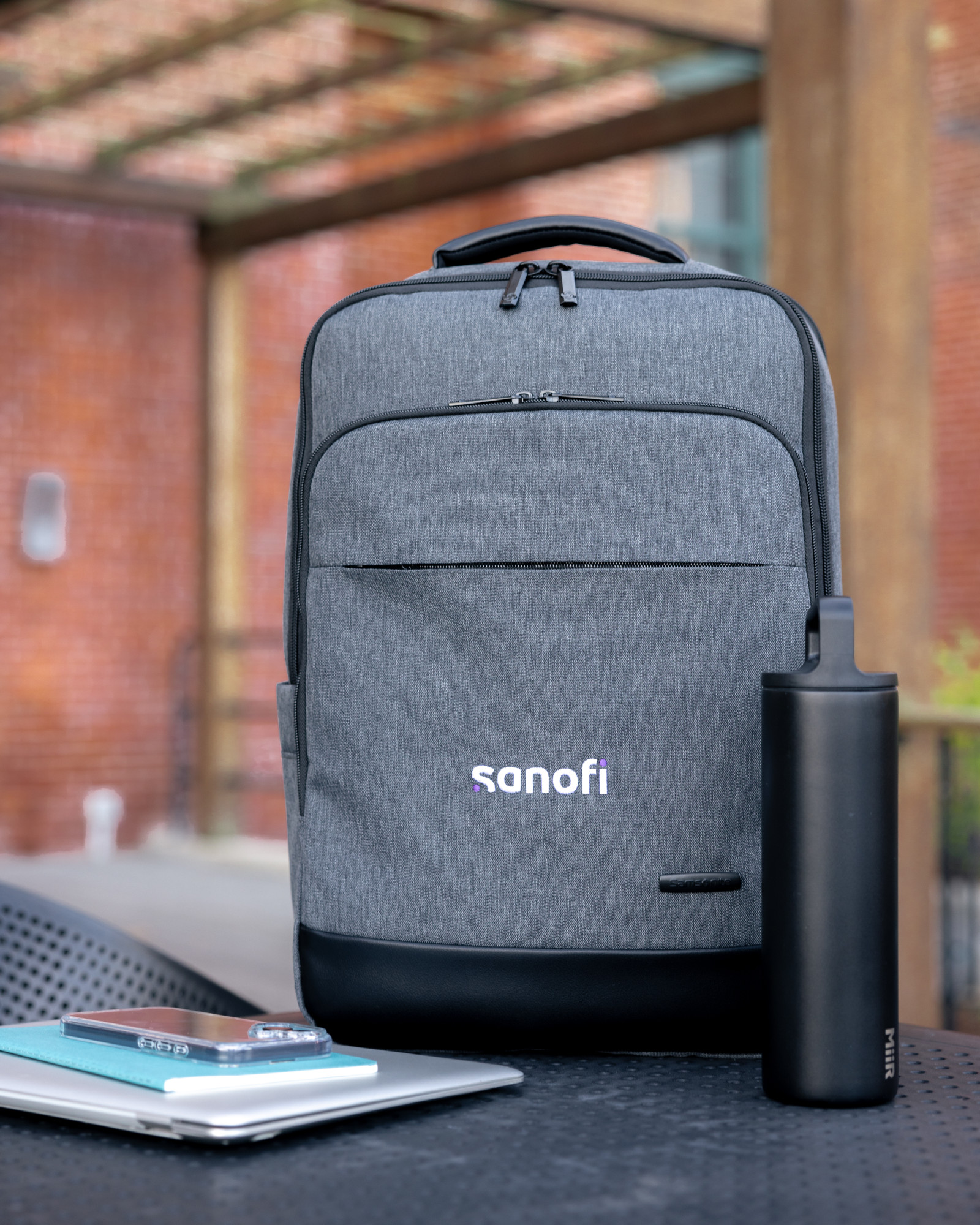 Picture of Samsonite Cablewood Laptop Backpack - Charcoal Heather