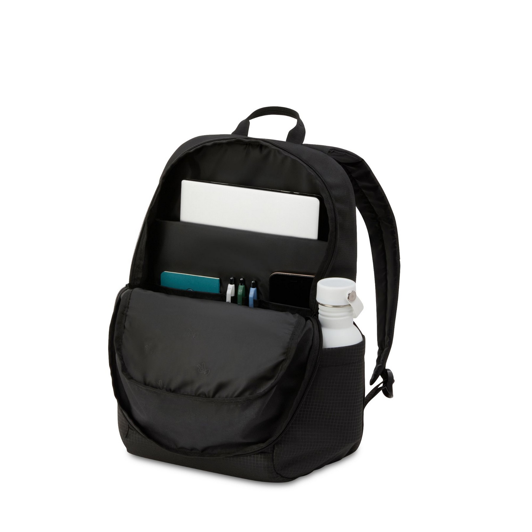 Picture of Peak Recycled rPET Laptop Backpack - Black