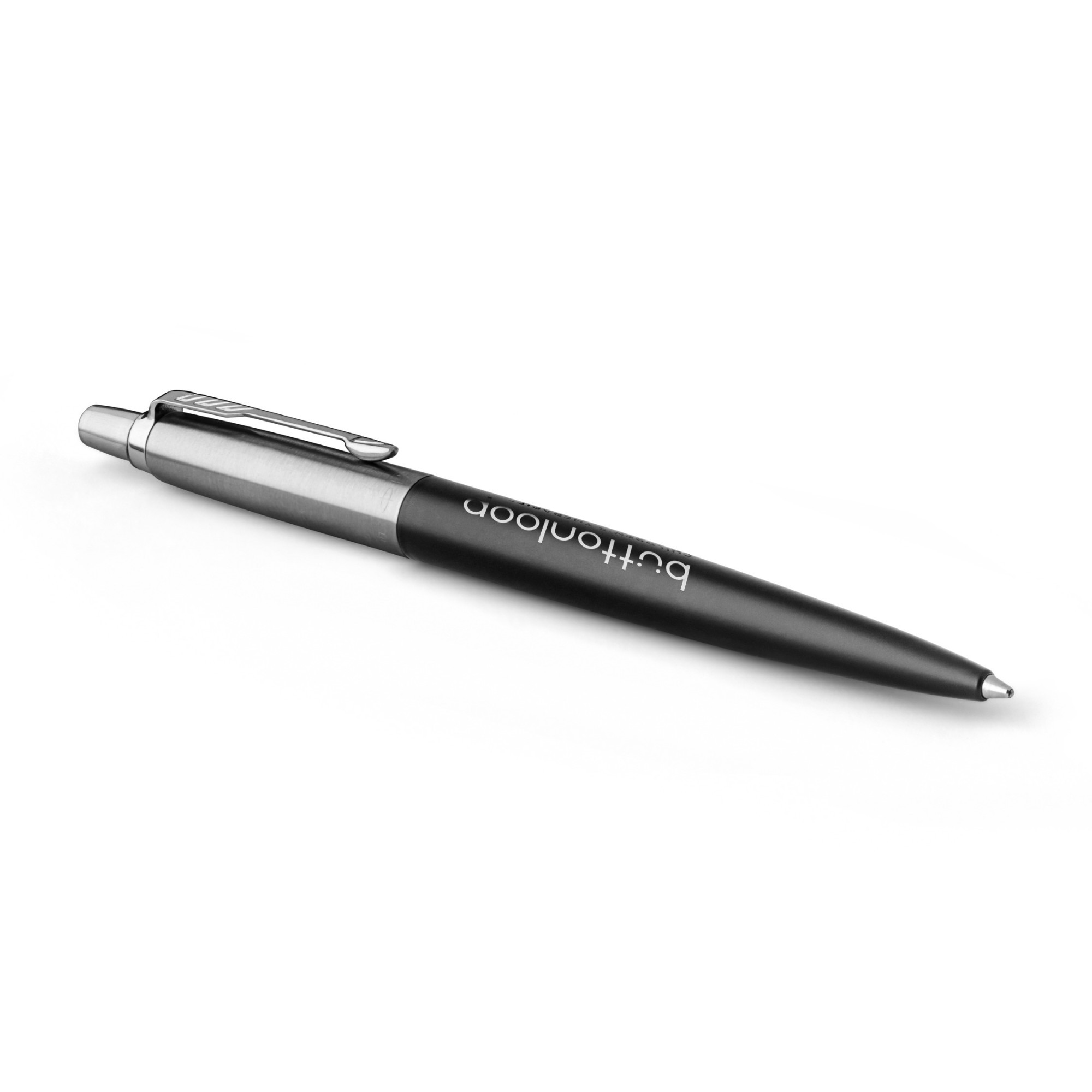 Picture of Parker Jotter London Stainless Steel Ballpoint - Black - Chrome Trim