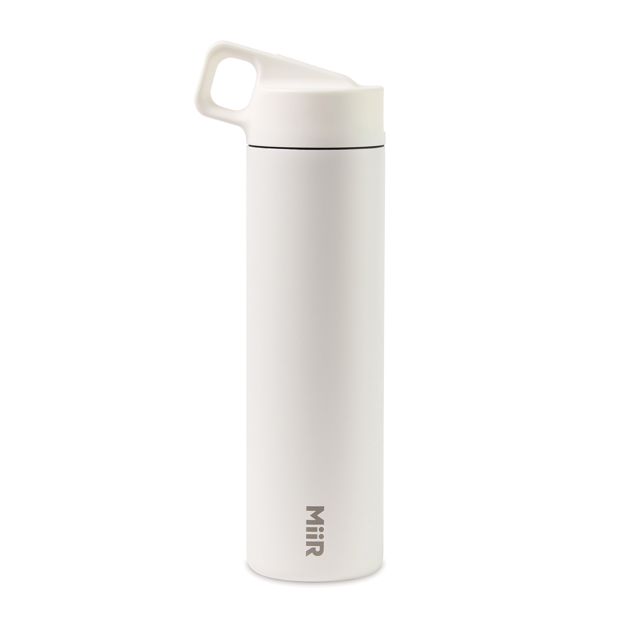 Picture of MiiR Vacuum Insulated Wide Mouth Leakproof Straw Lid Bottle - 20 Oz. - White Powder